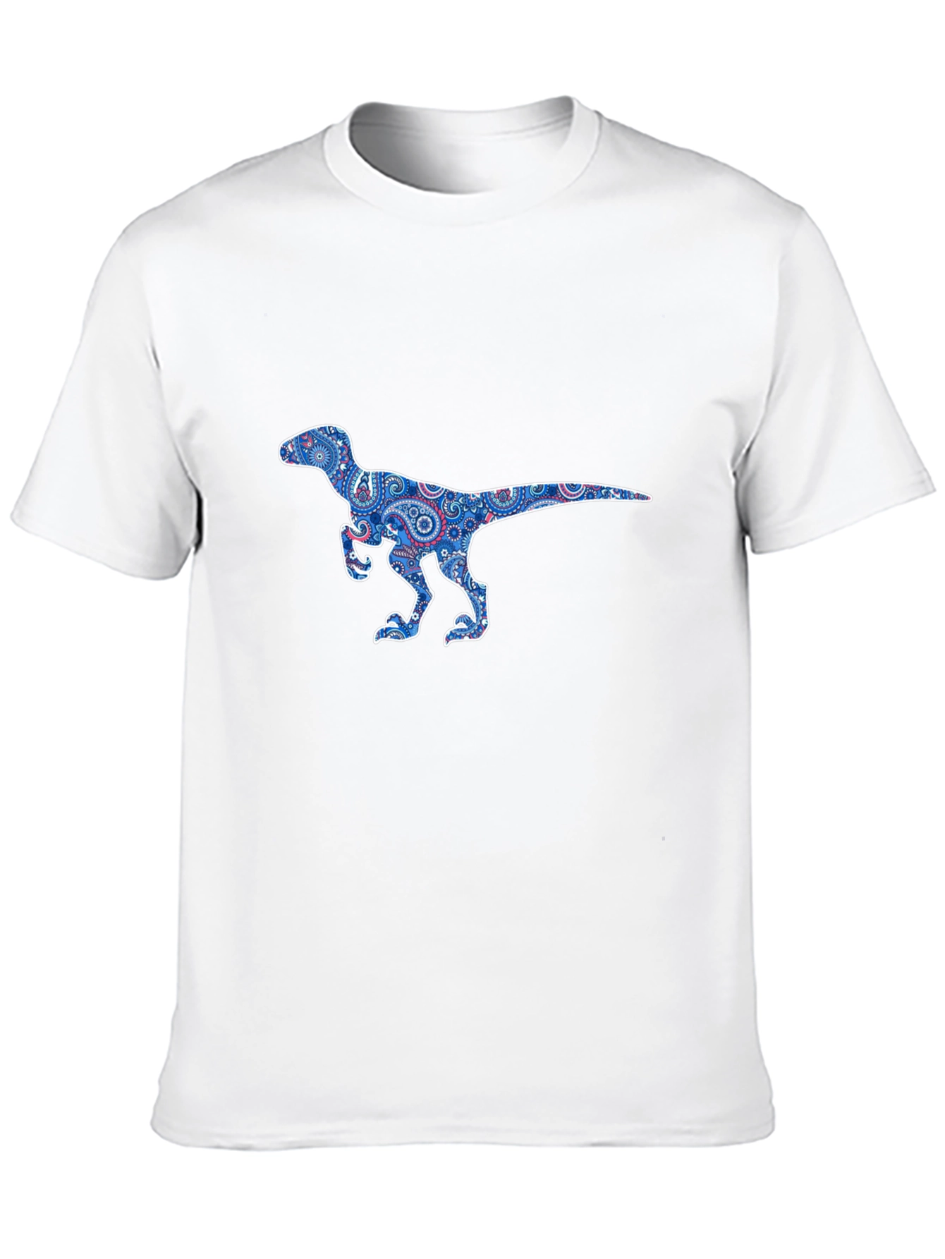 Dino Paisley T-Shirt - Black