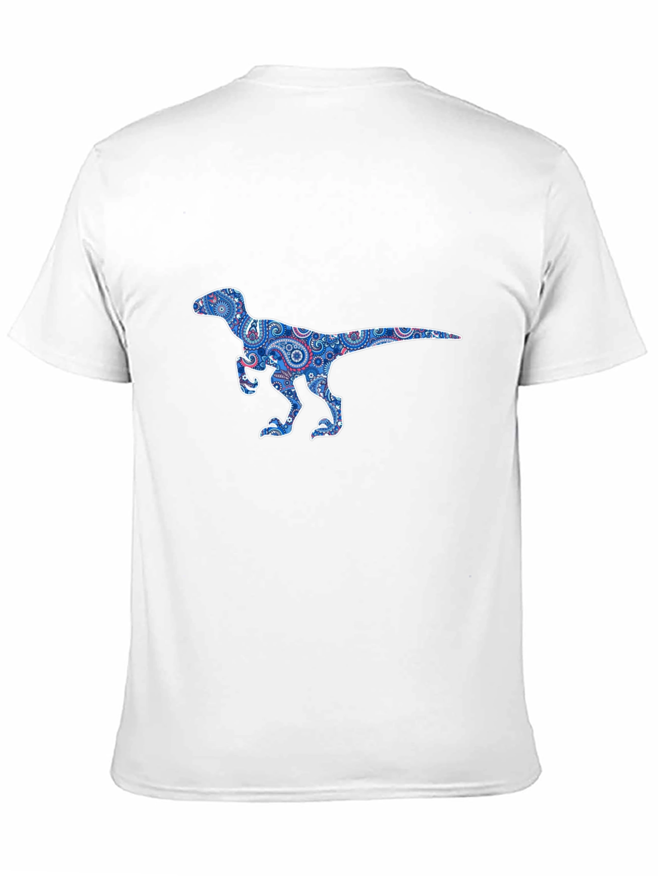 Dino Paisley T-Shirt - Black