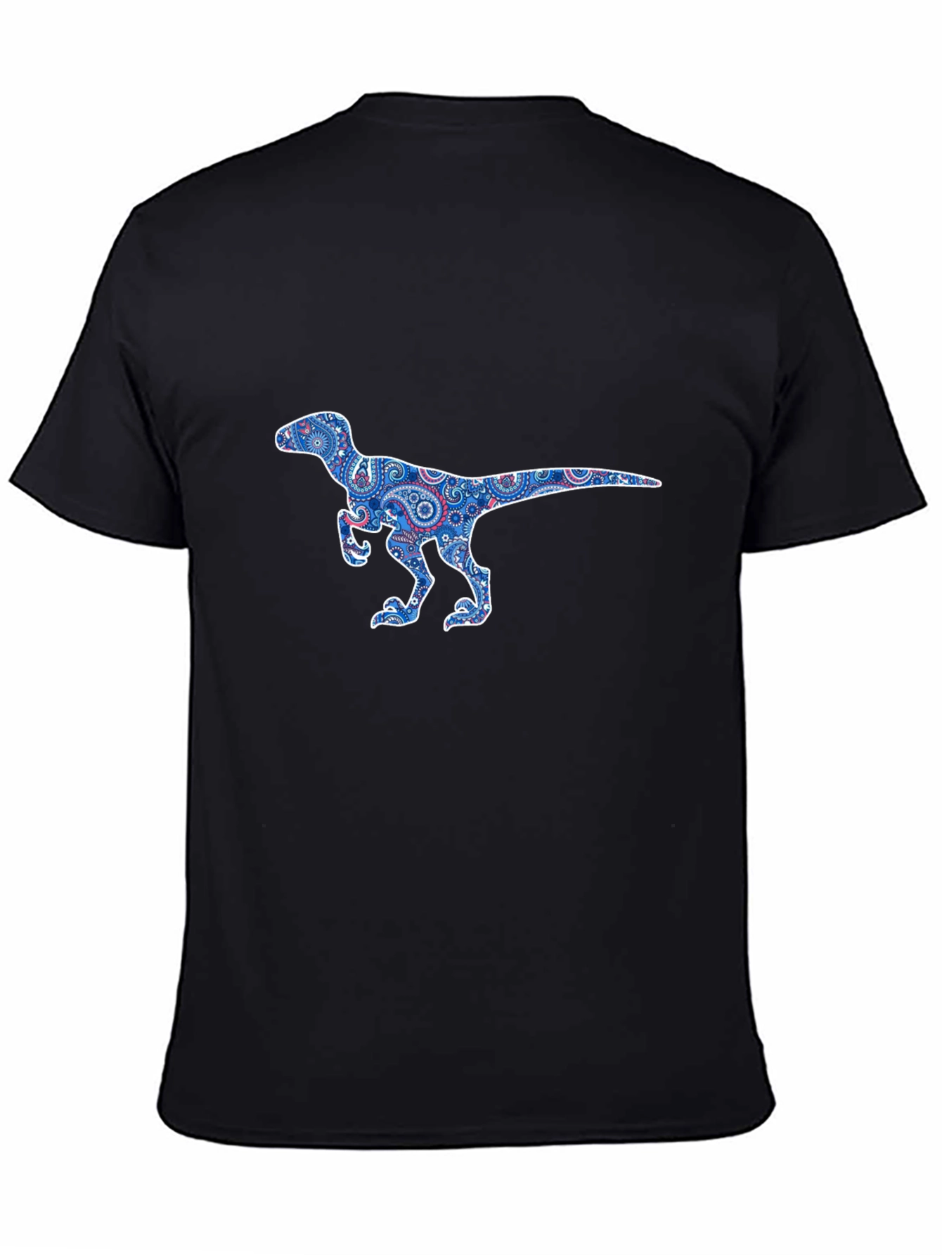 Dino Paisley T-Shirt - Black