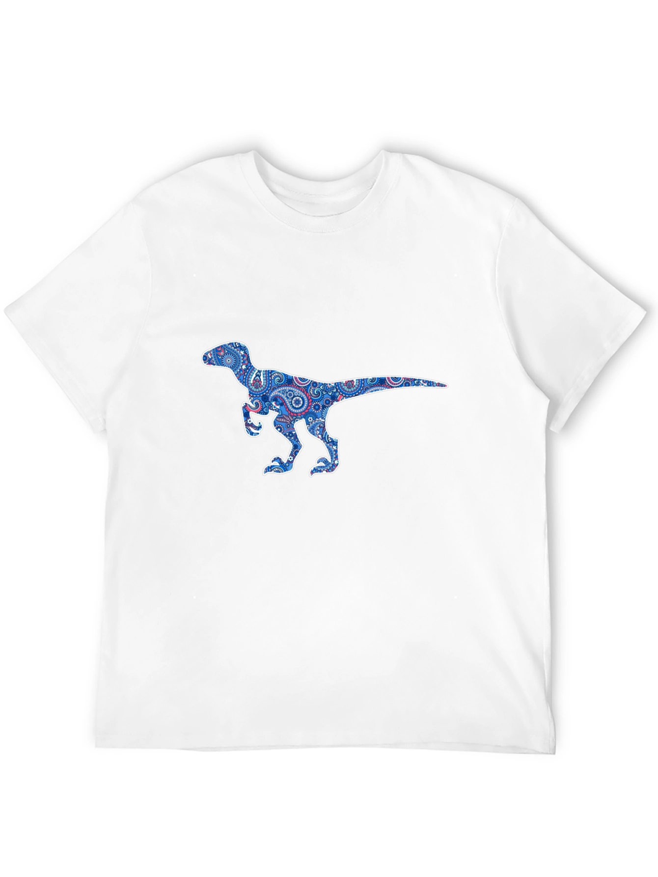 Dino Paisley T-Shirt - Black