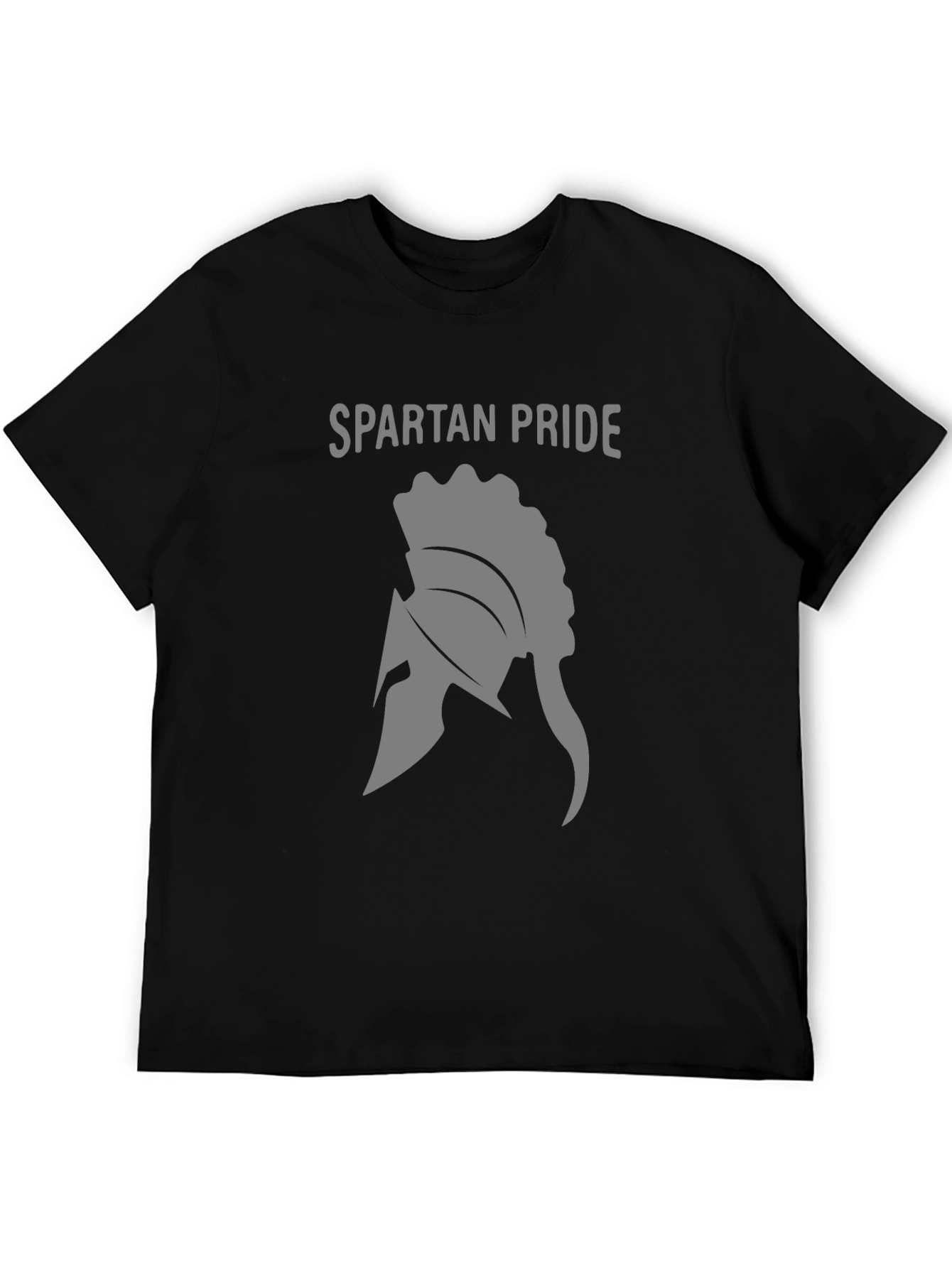 Spartan Pride Black T-Shirt - Helmet Design