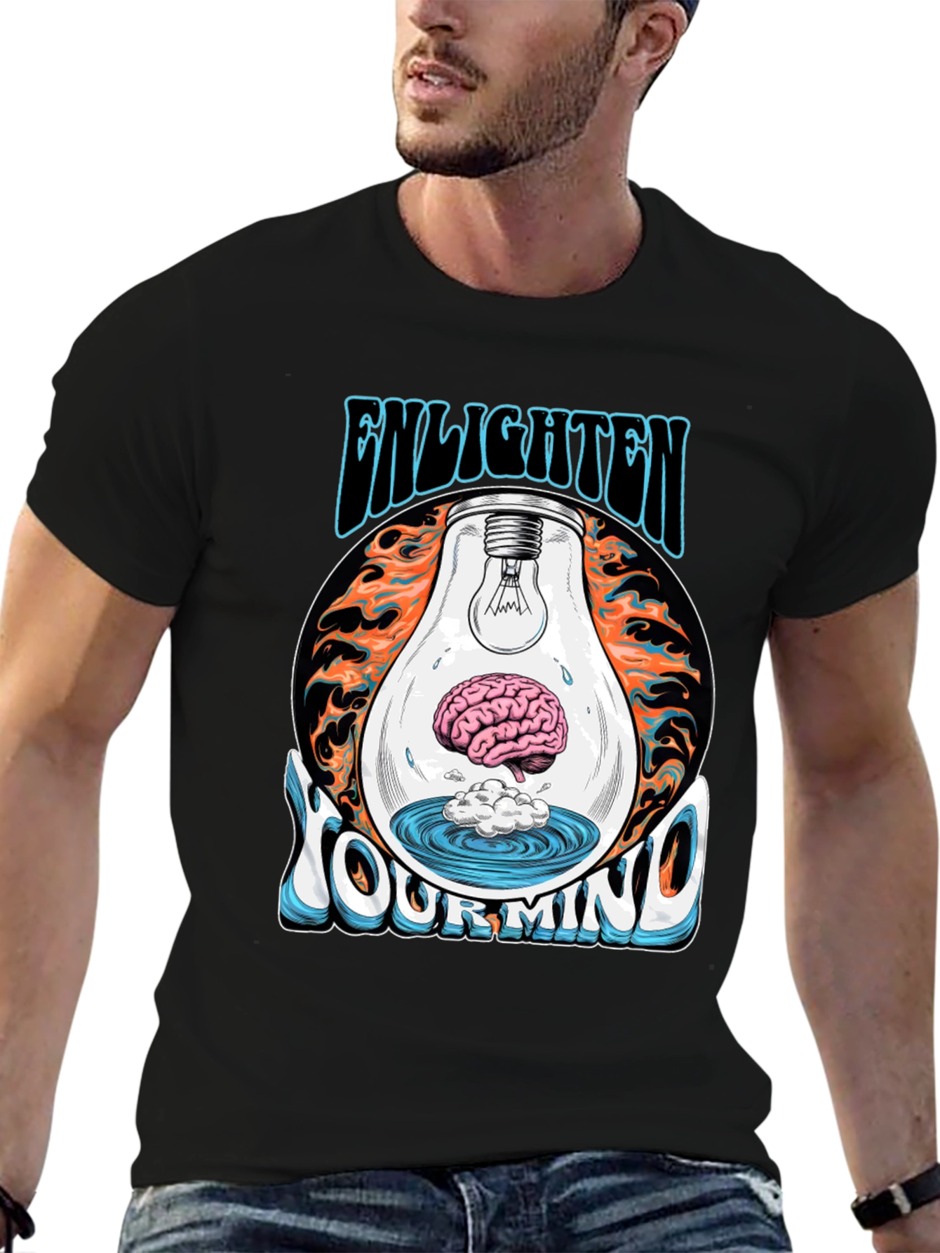 Enlighten Your Mind Graphic T-Shirt