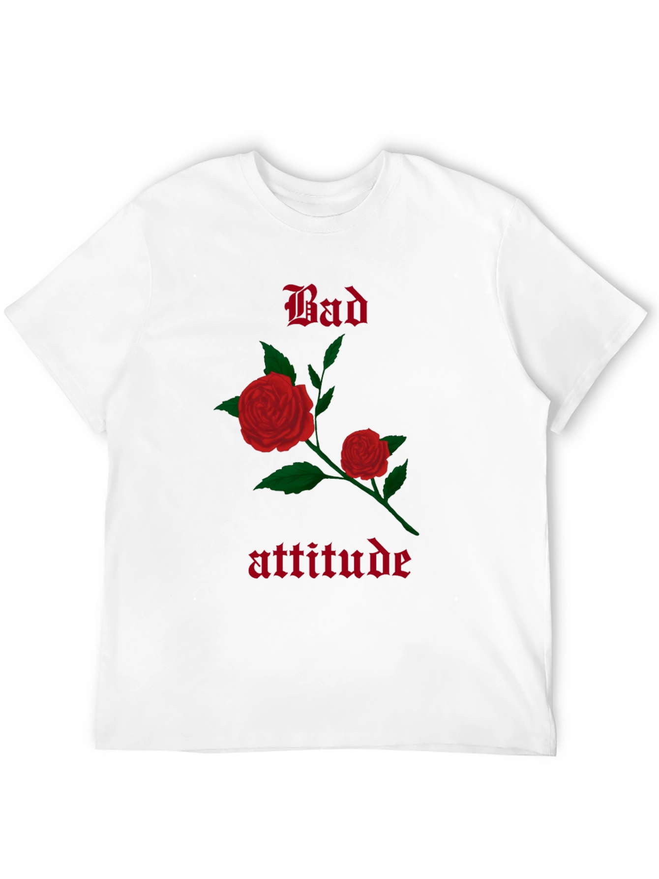 Bad Attitude Rose Graphic T-Shirt