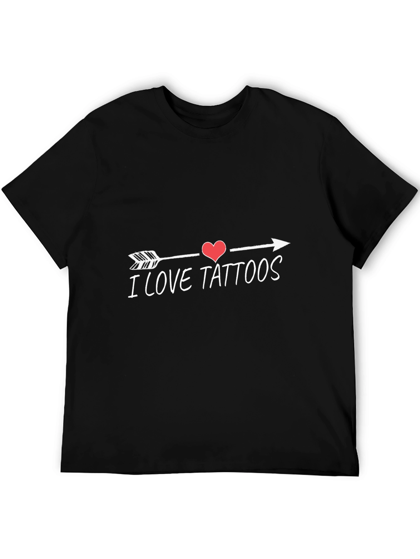 I Love Tattoos Arrow Heart T-Shirt