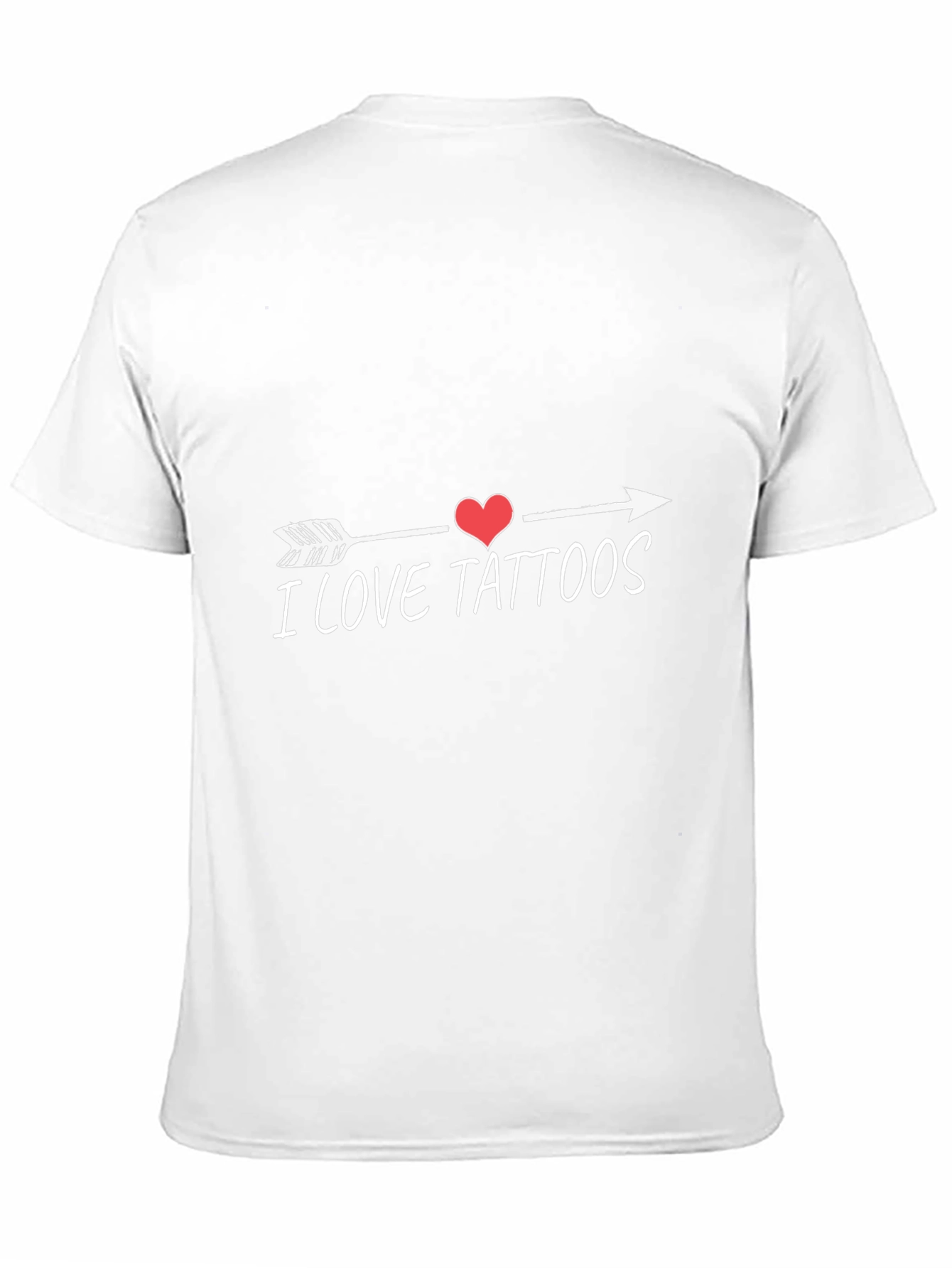 I Love Tattoos Arrow Heart T-Shirt