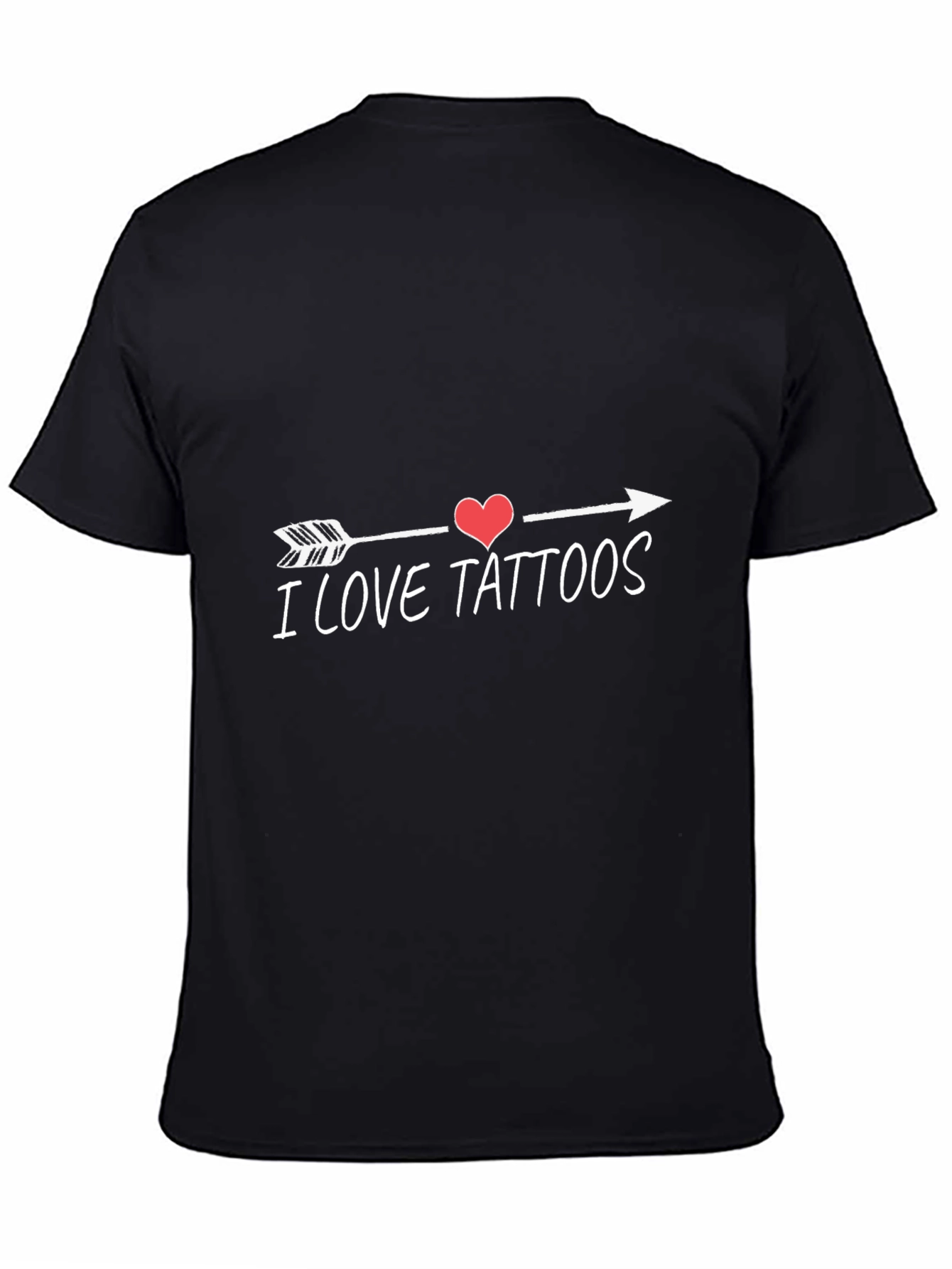 I Love Tattoos Arrow Heart T-Shirt
