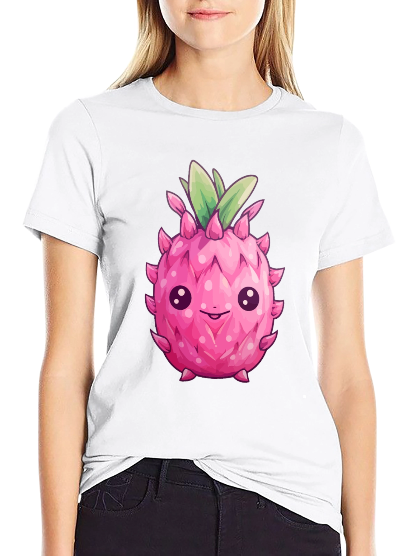 Cute Dragon Fruit Graphic Tee