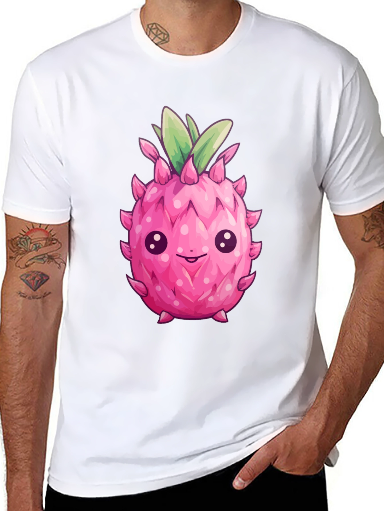Cute Dragon Fruit Graphic Tee