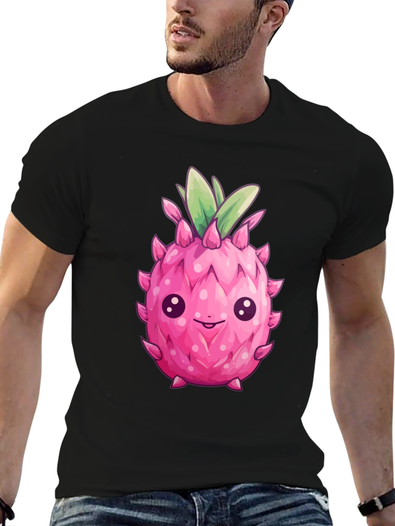 Cute Dragon Fruit Graphic Tee