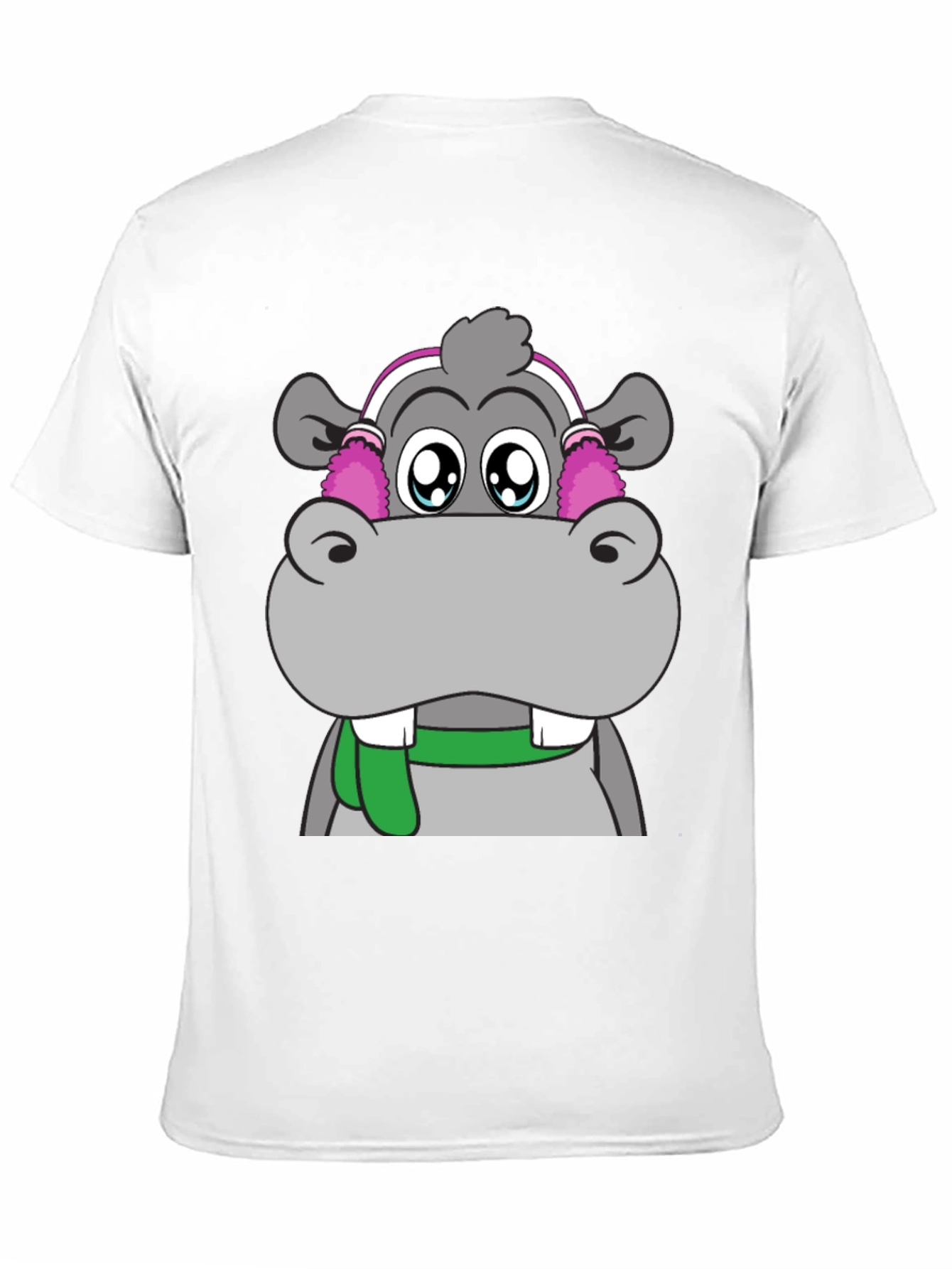 Cute Hippo Graphic Tee - Unisex
