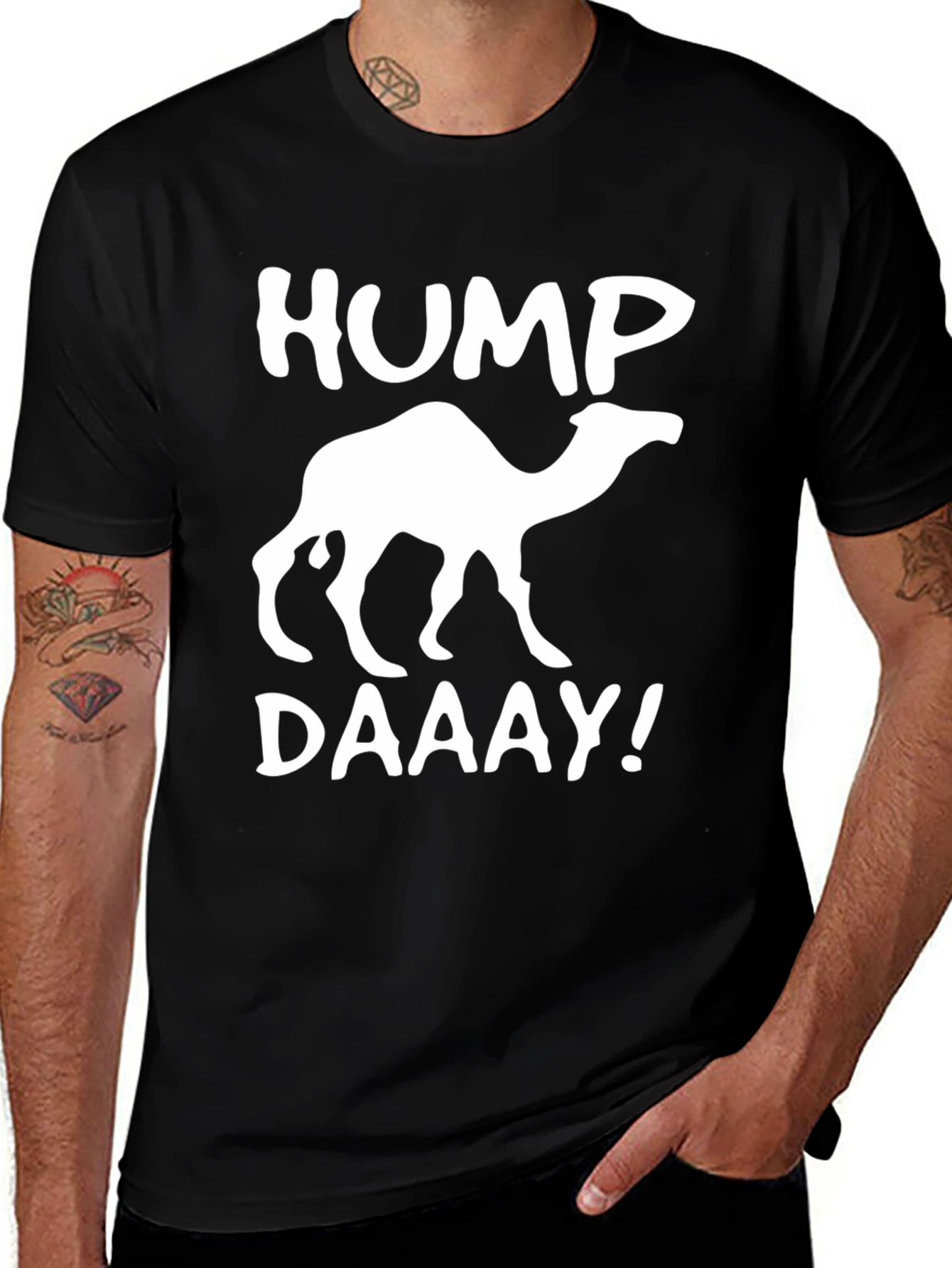 Hump DAAAY! Camel Graphic Print T-Shirt