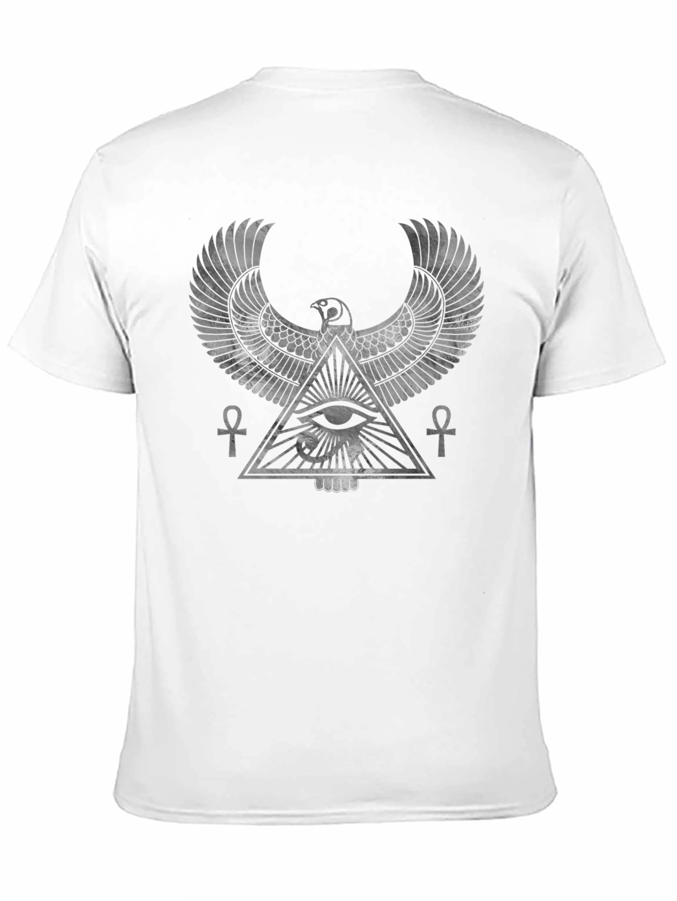 Egyptian Eye of Horus Graphic Black T-Shirt