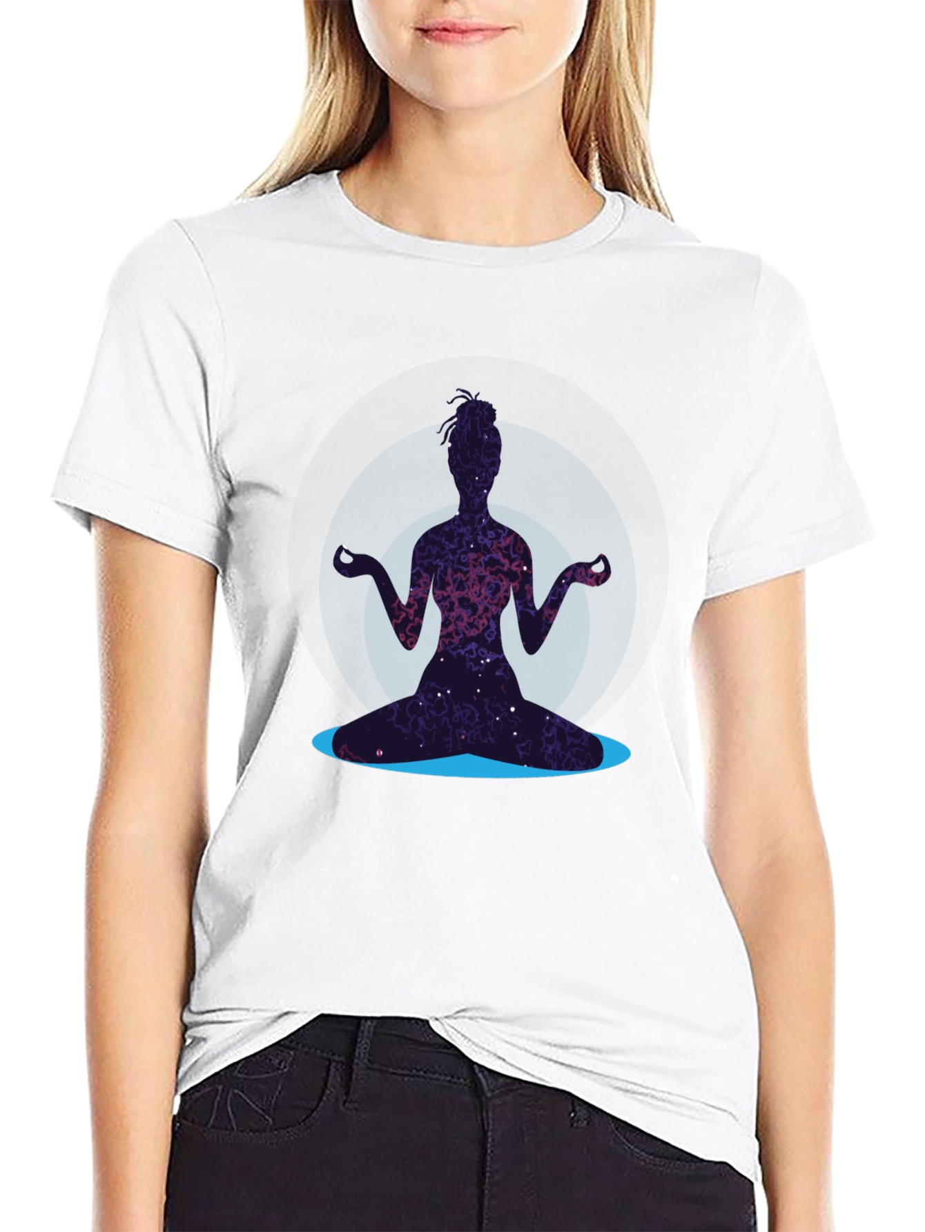 Cosmic Meditator T-Shirt - Relax in Style