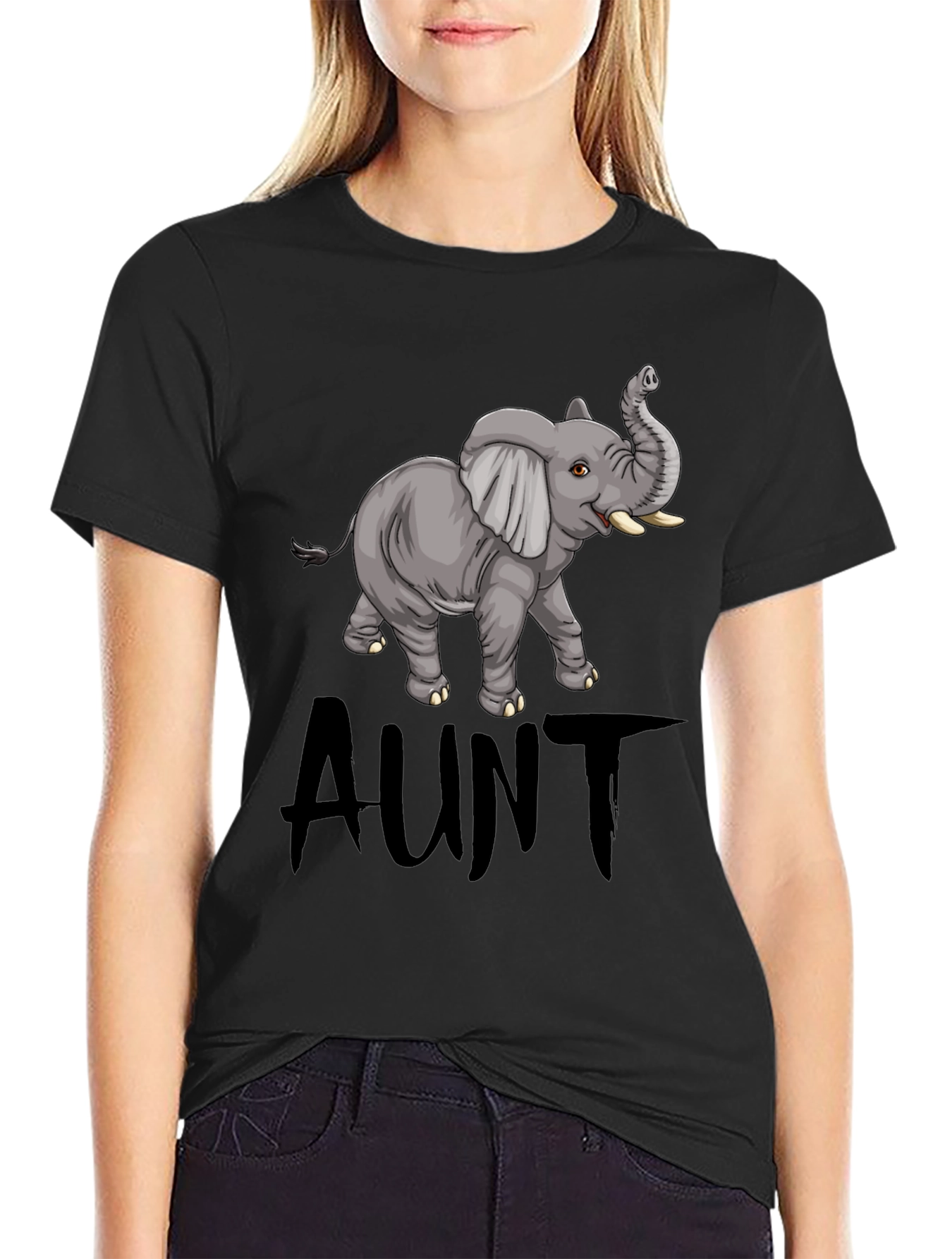 Aunt Elephant Graphic Tee - Unisex