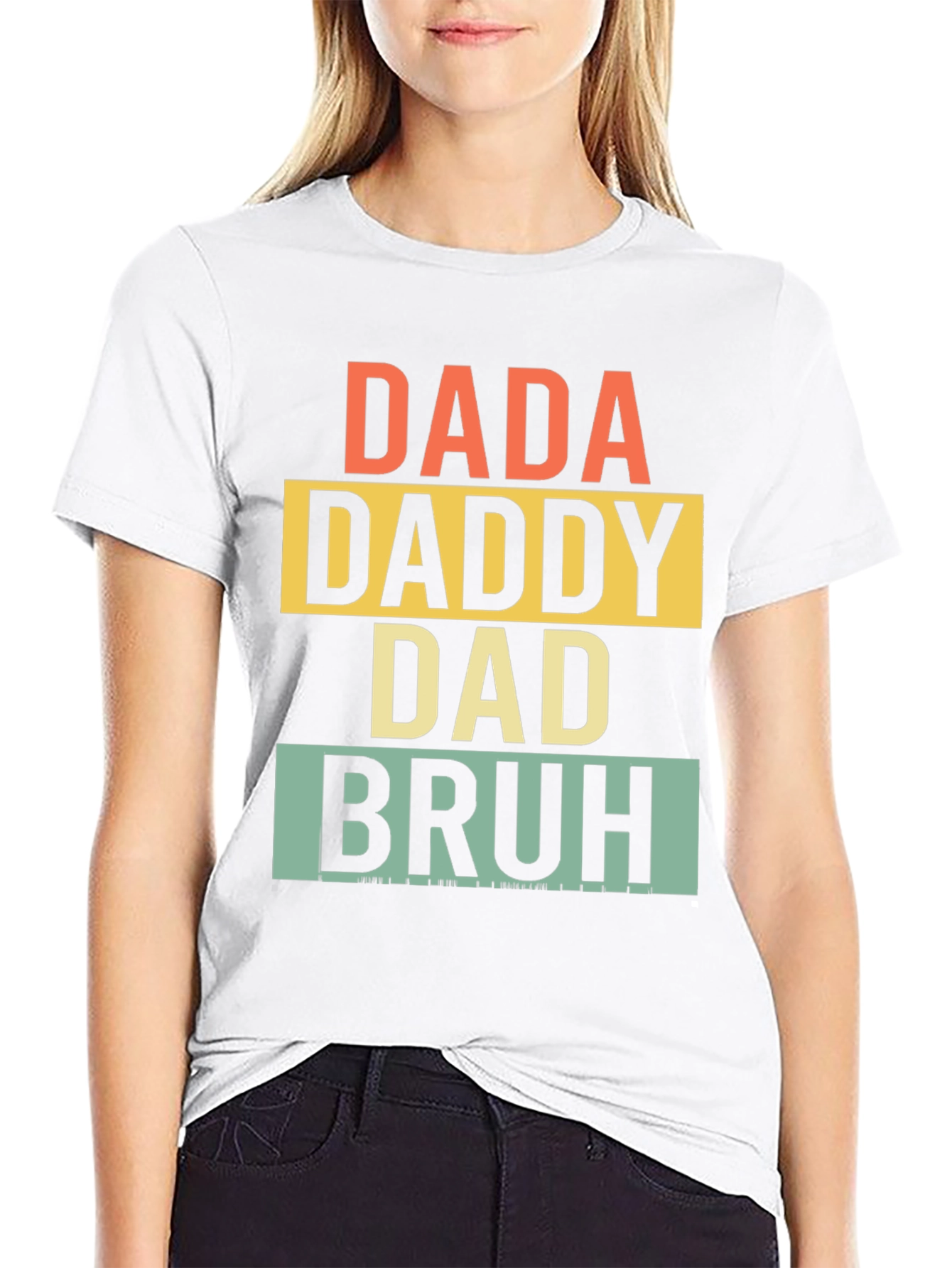 Dada Daddy Dad Bruh Graphic T-Shirt