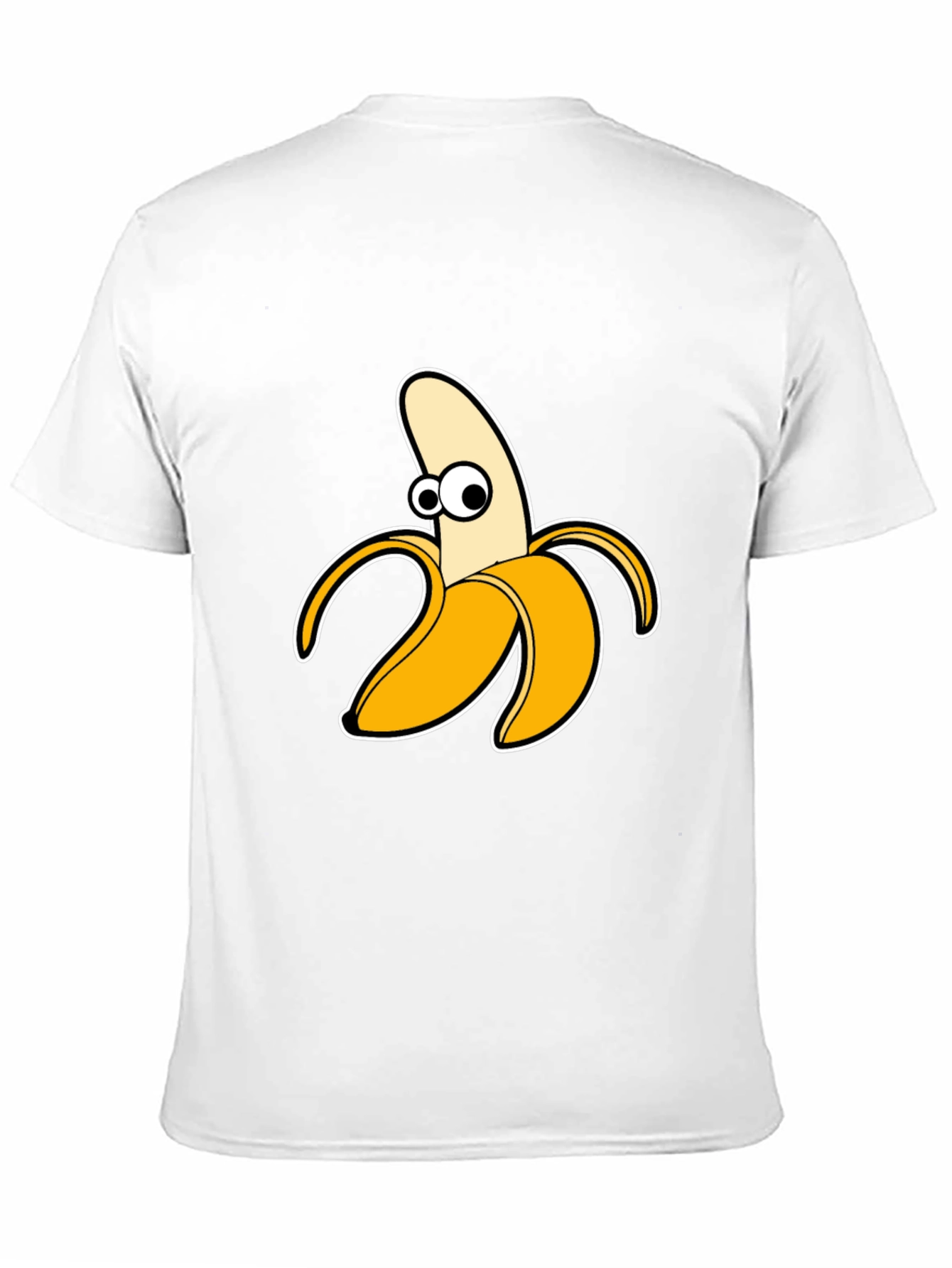 Funny Banana Graphic Tee - Black Cotton T-Shirt