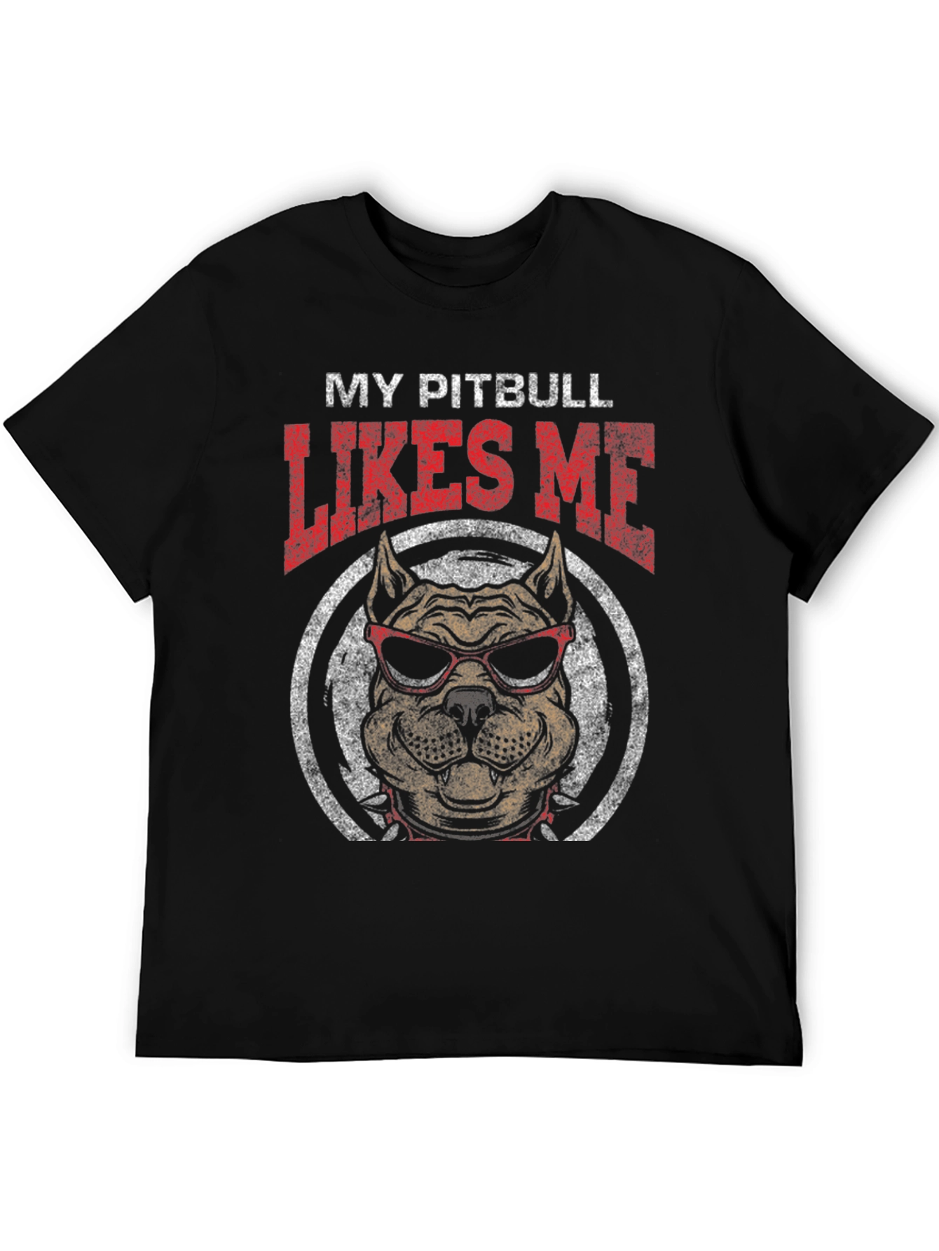 My Pitbull Likes Me Graphic T-Shirt