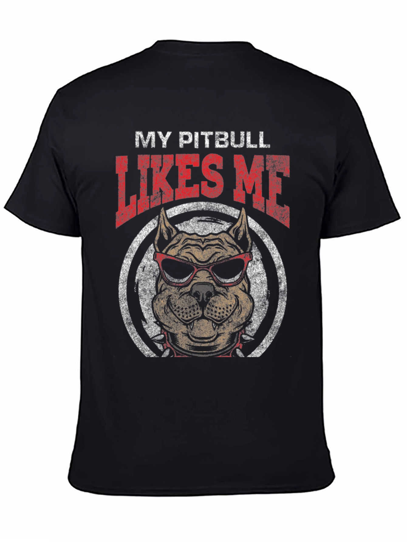 My Pitbull Likes Me Graphic T-Shirt
