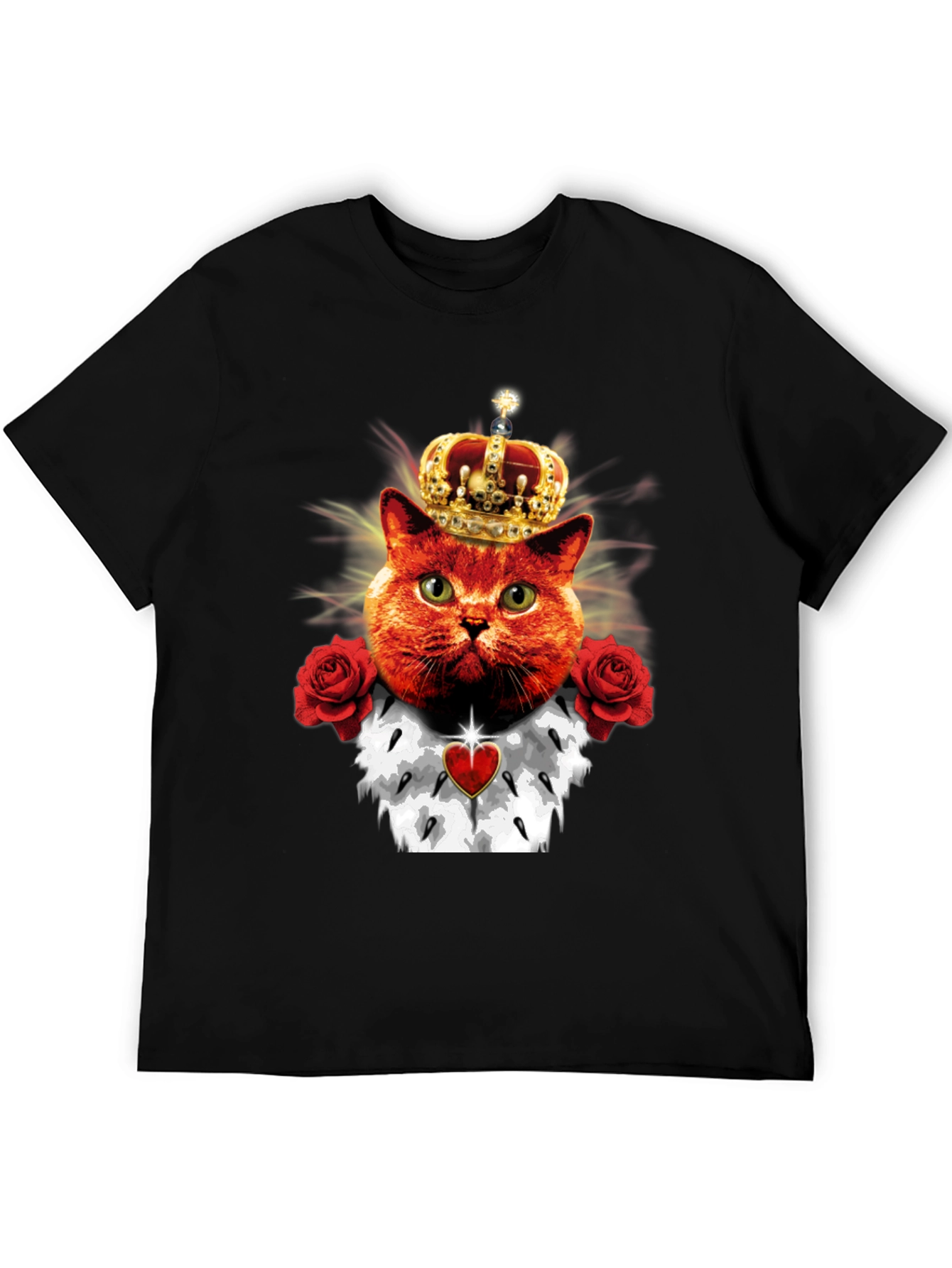 King Cat T-Shirt - Royal Feline Tee