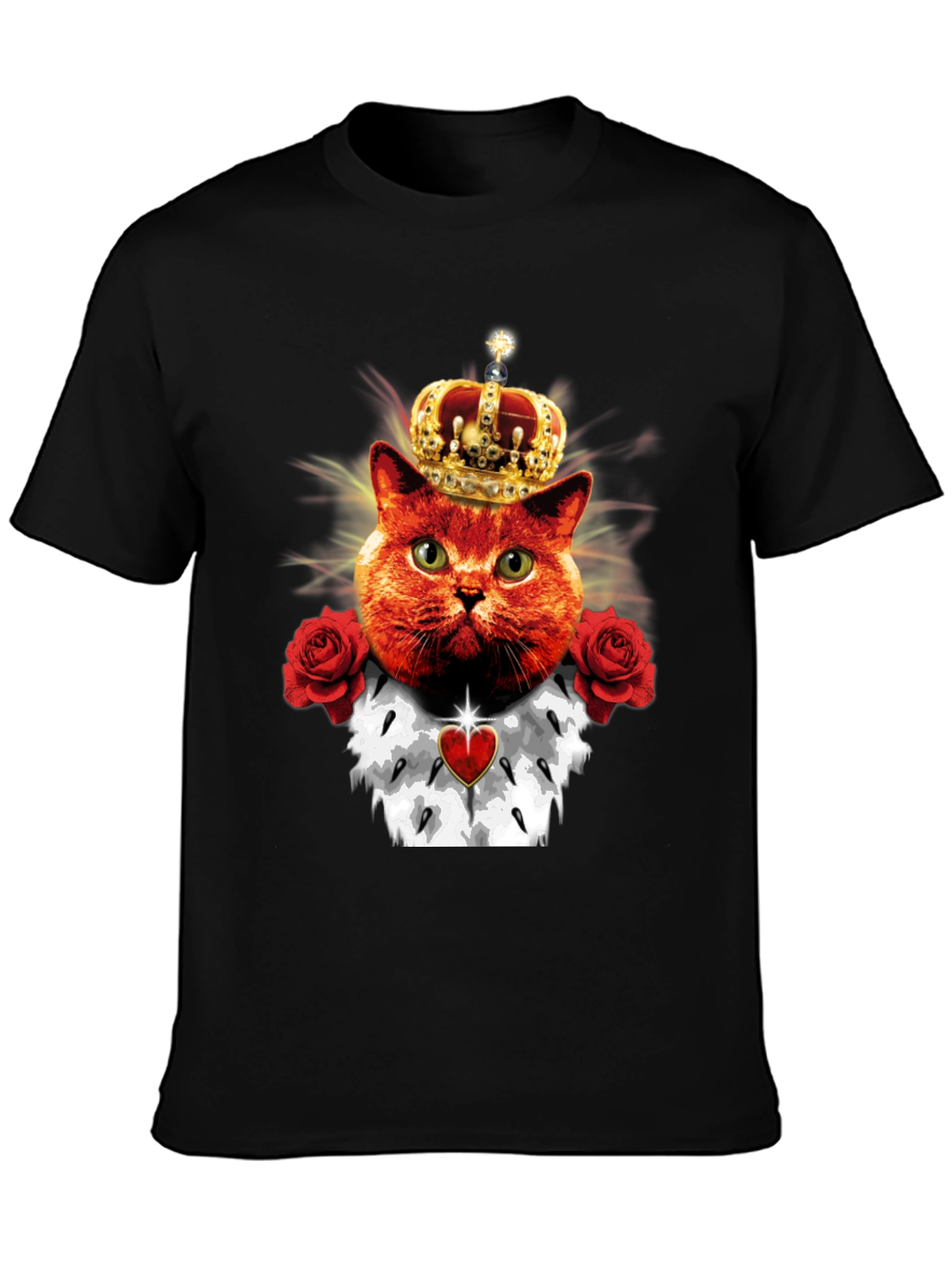 King Cat T-Shirt - Royal Feline Tee