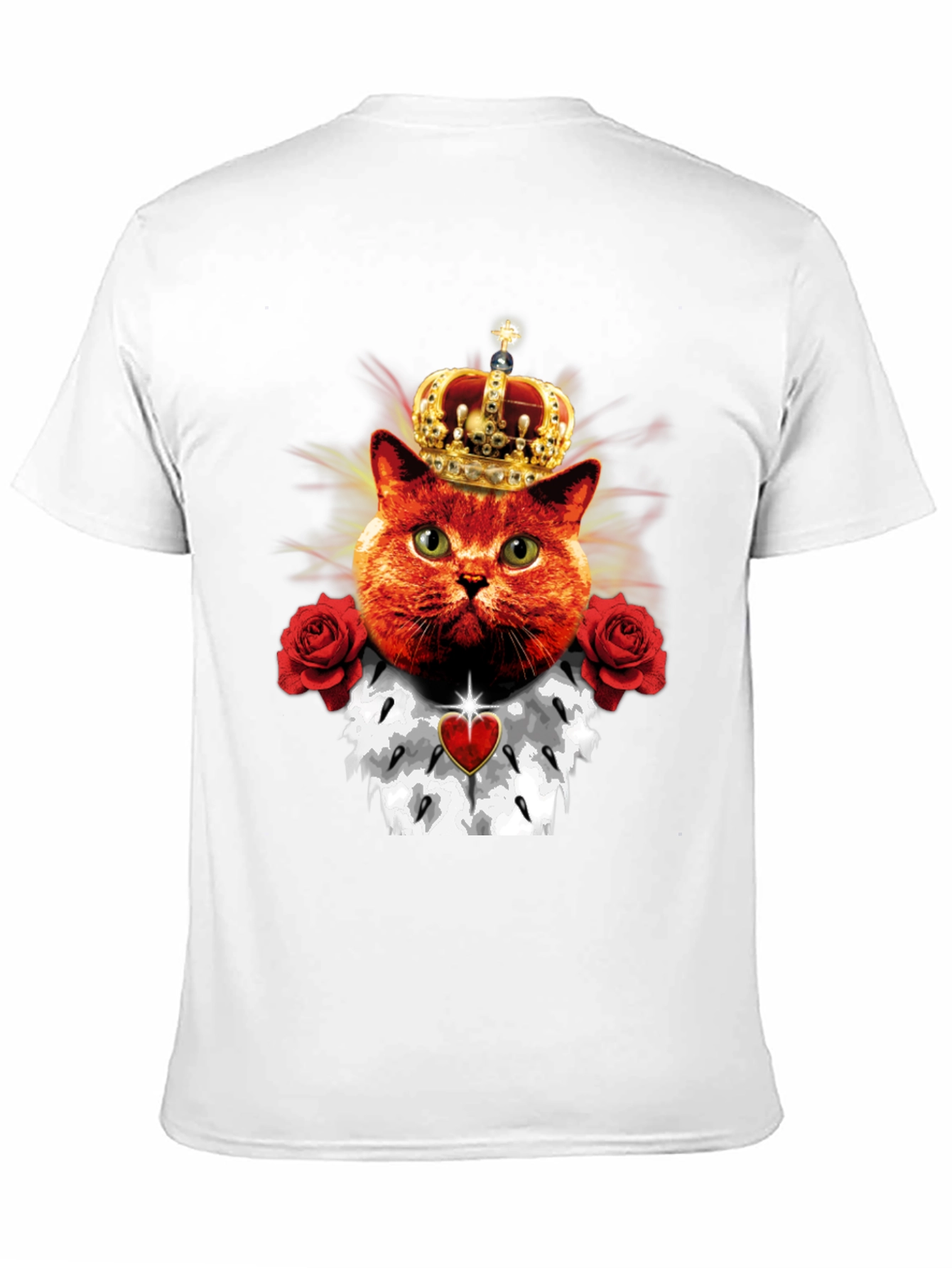 King Cat T-Shirt - Royal Feline Tee