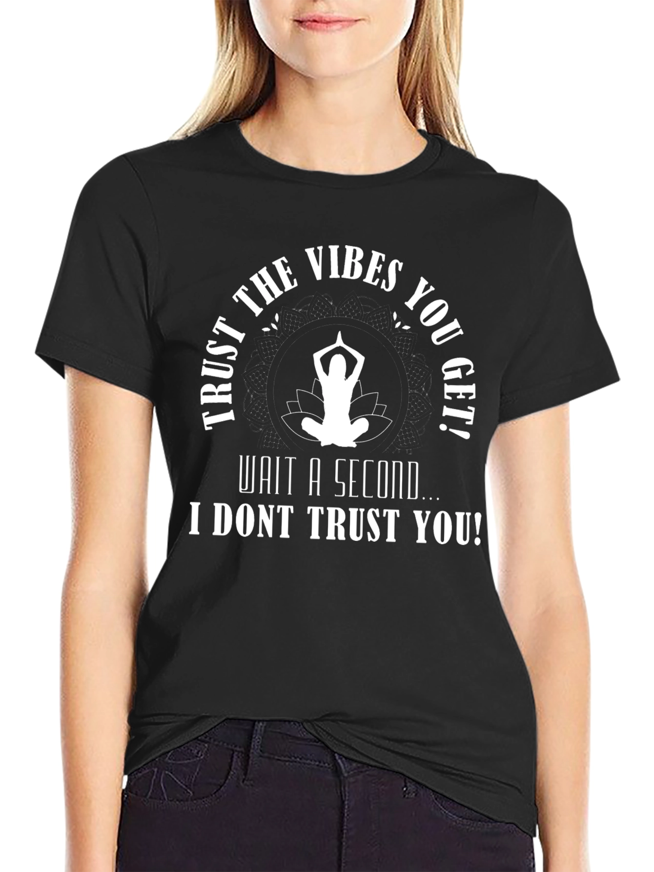 Trust the Vibes Mens Graphic T-Shirt