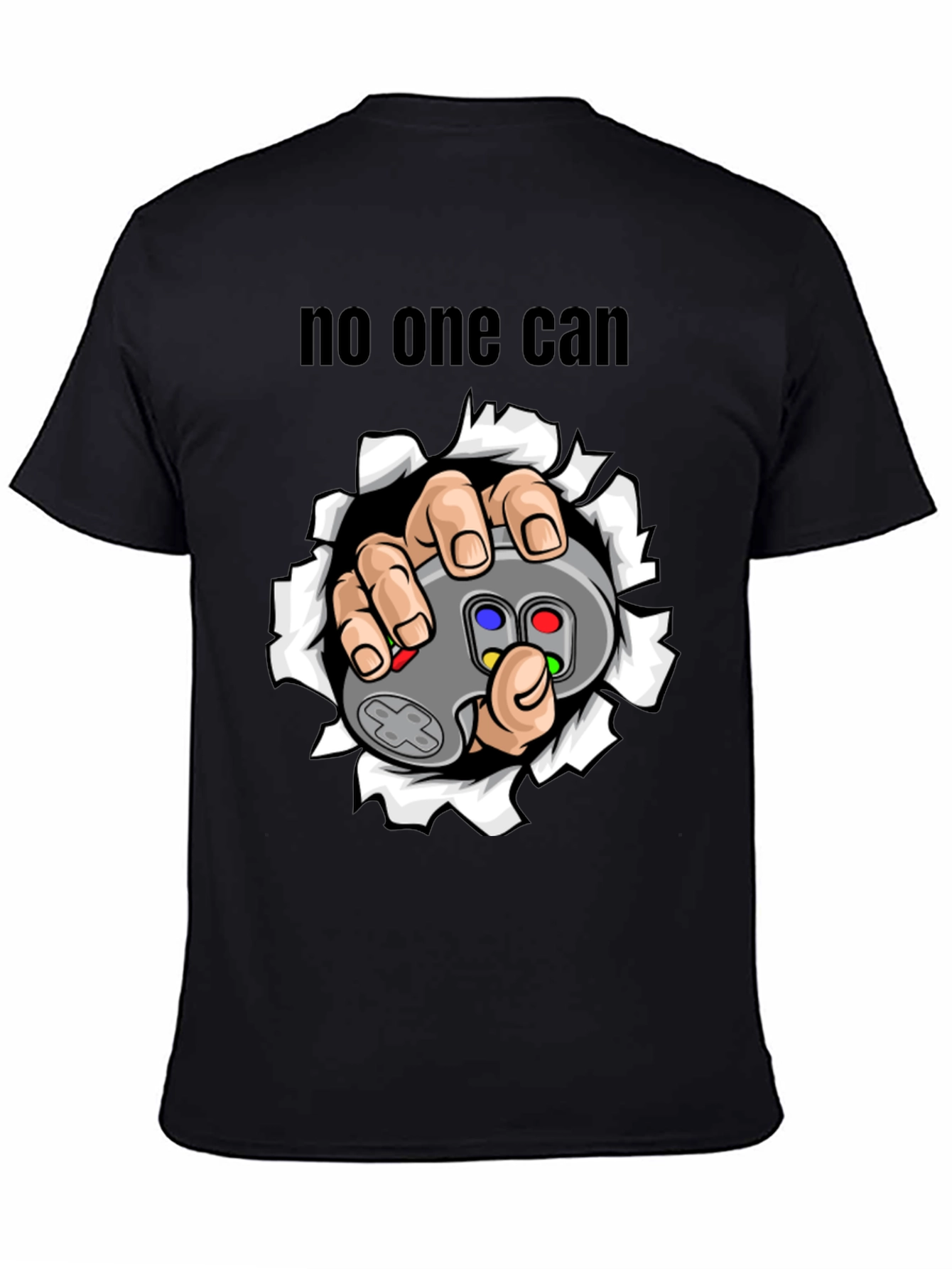 Gamer No One Can T-Shirt - Controller Graphic