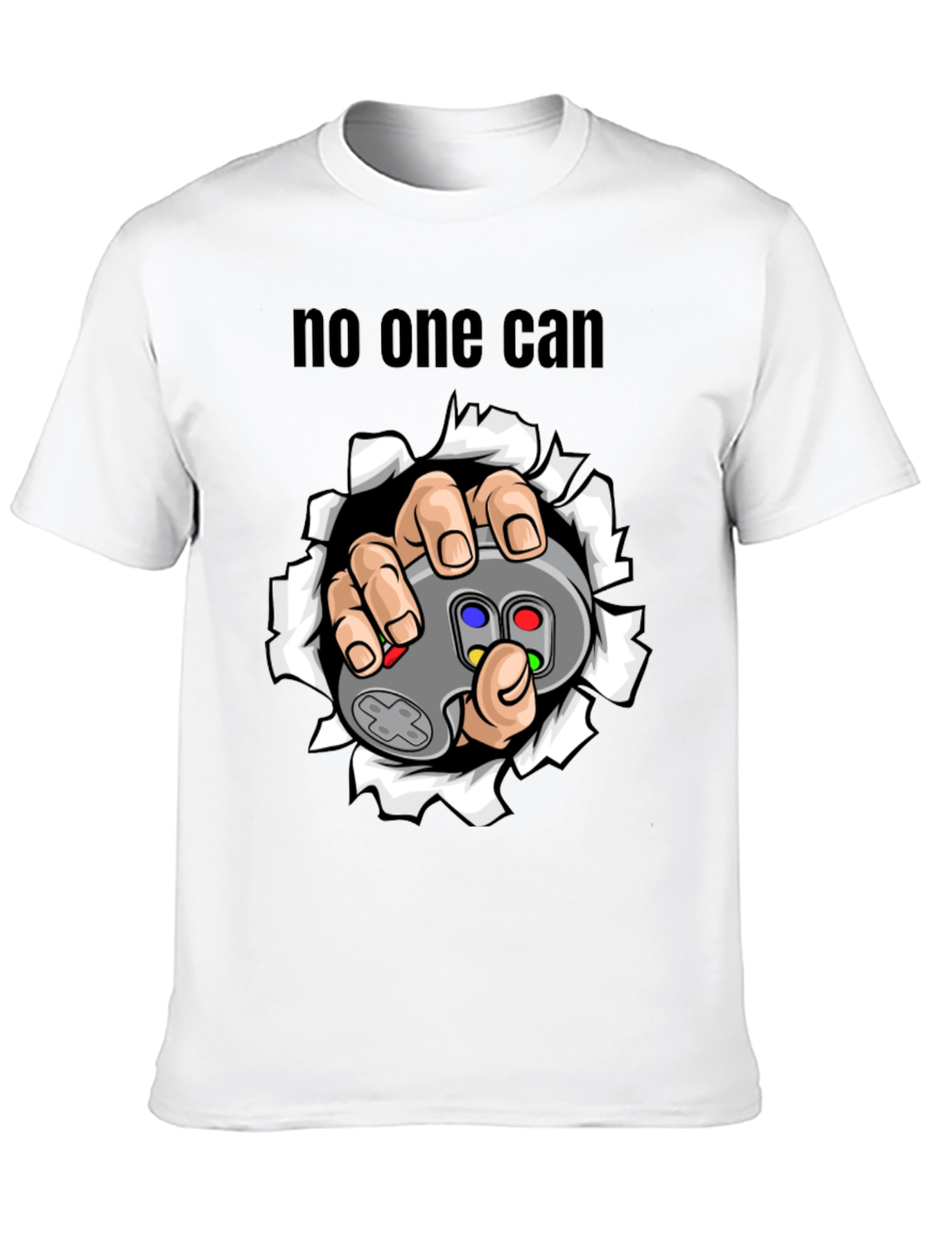 Gamer No One Can T-Shirt - Controller Graphic