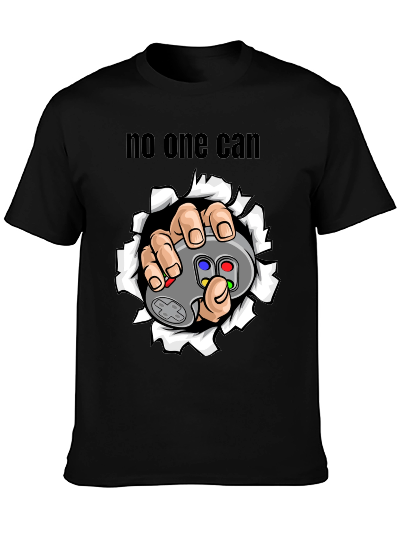 Gamer No One Can T-Shirt - Controller Graphic