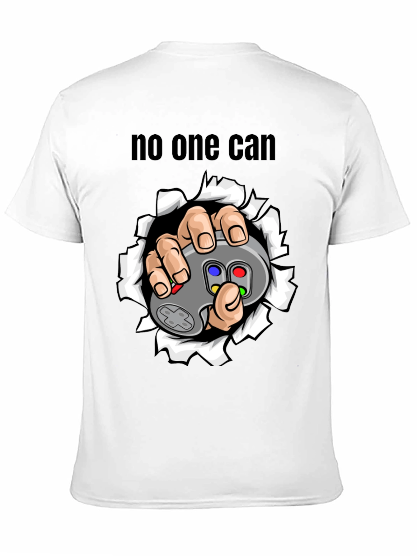 Gamer No One Can T-Shirt - Controller Graphic
