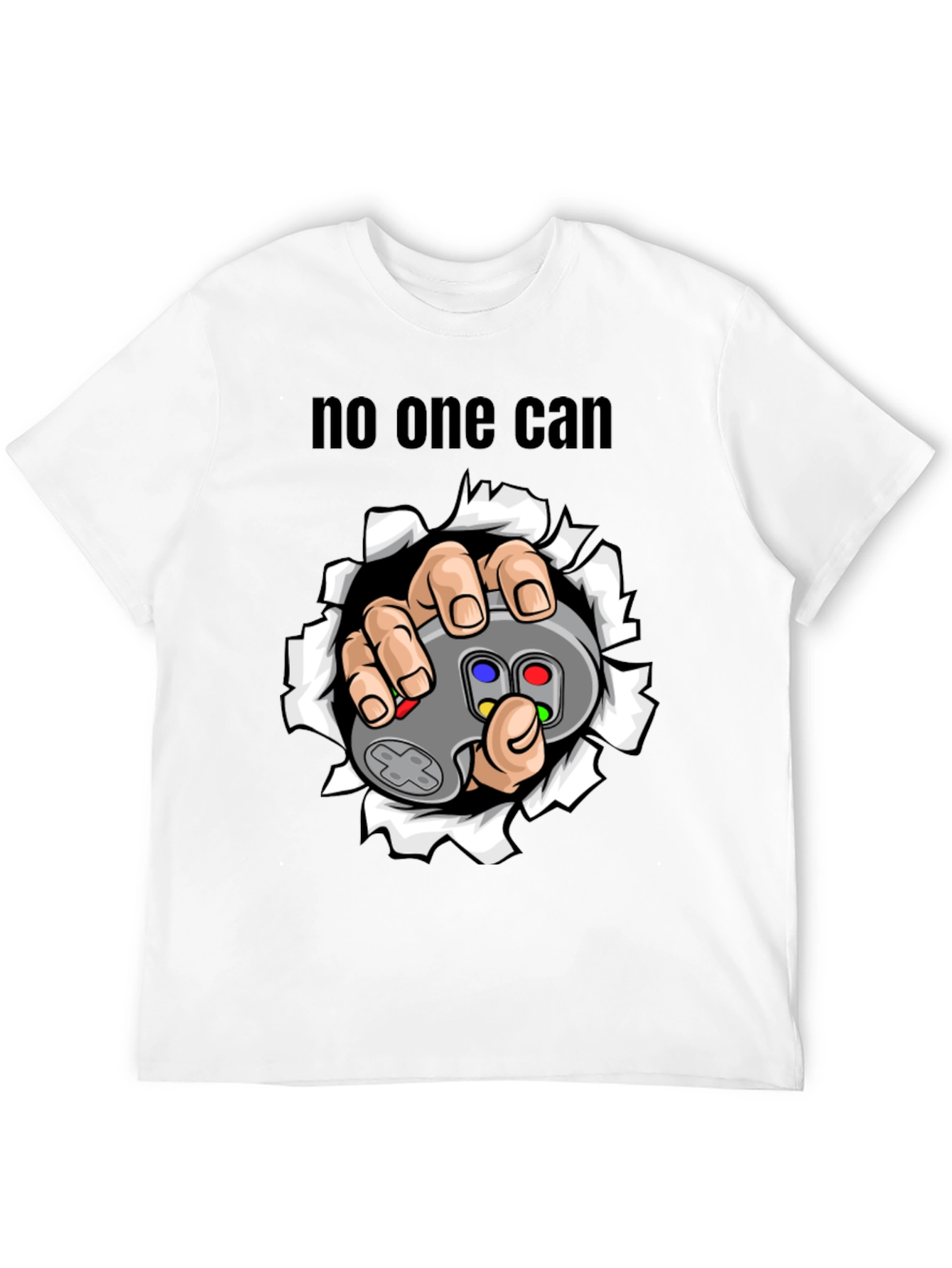 Gamer No One Can T-Shirt - Controller Graphic