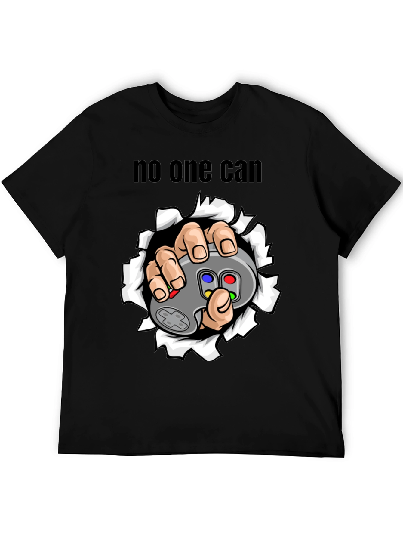 Gamer No One Can T-Shirt - Controller Graphic