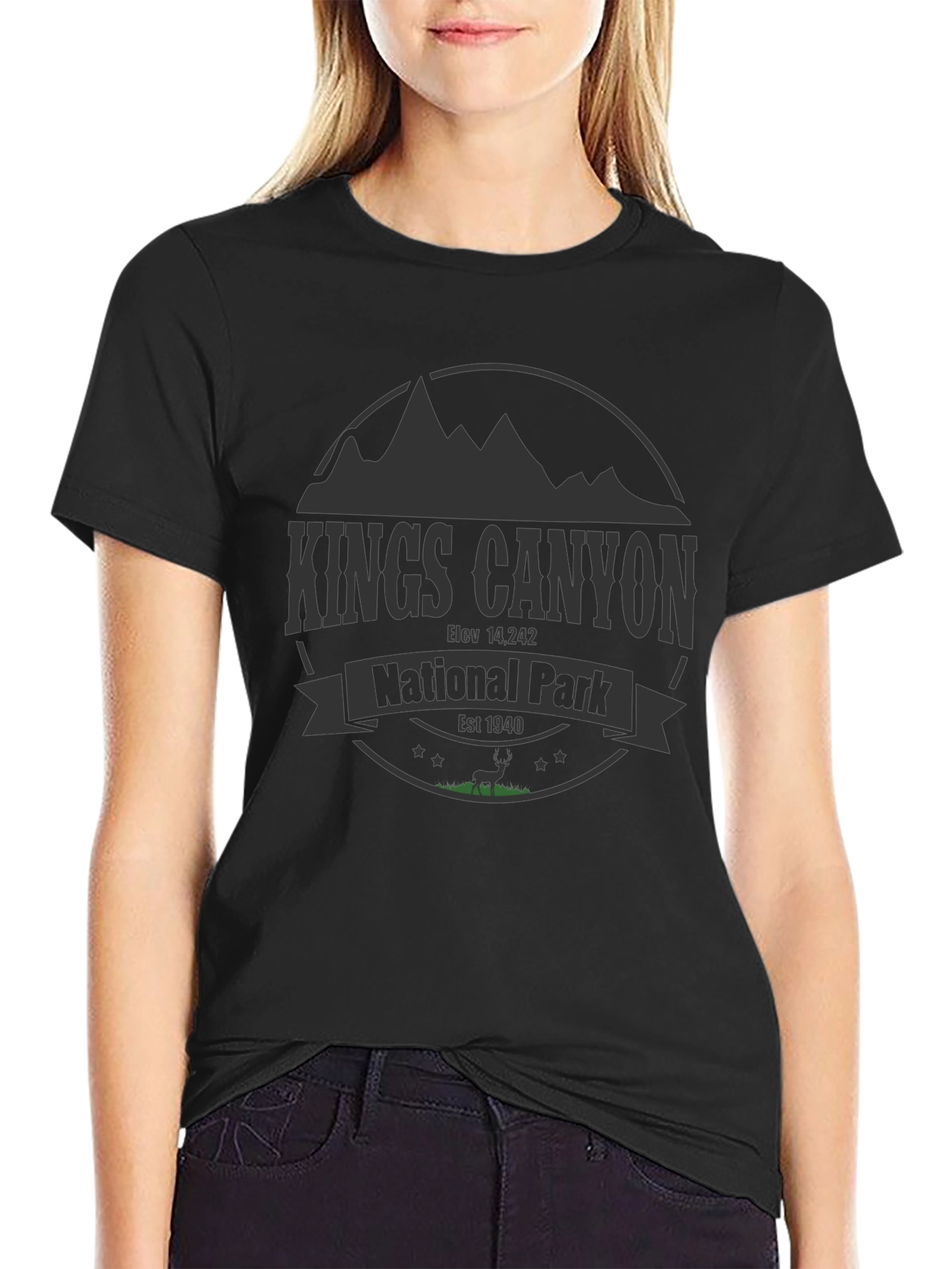 Kings Canyon National Park T-Shirt - Mountain Design