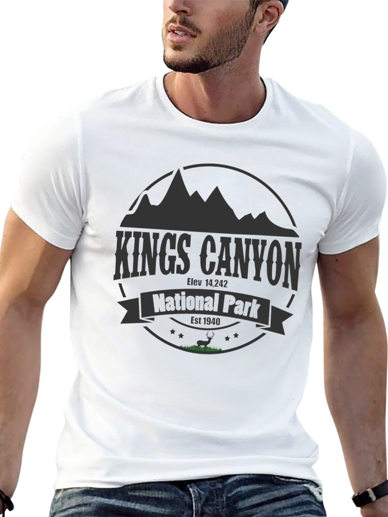 Kings Canyon National Park T-Shirt - Mountain Design