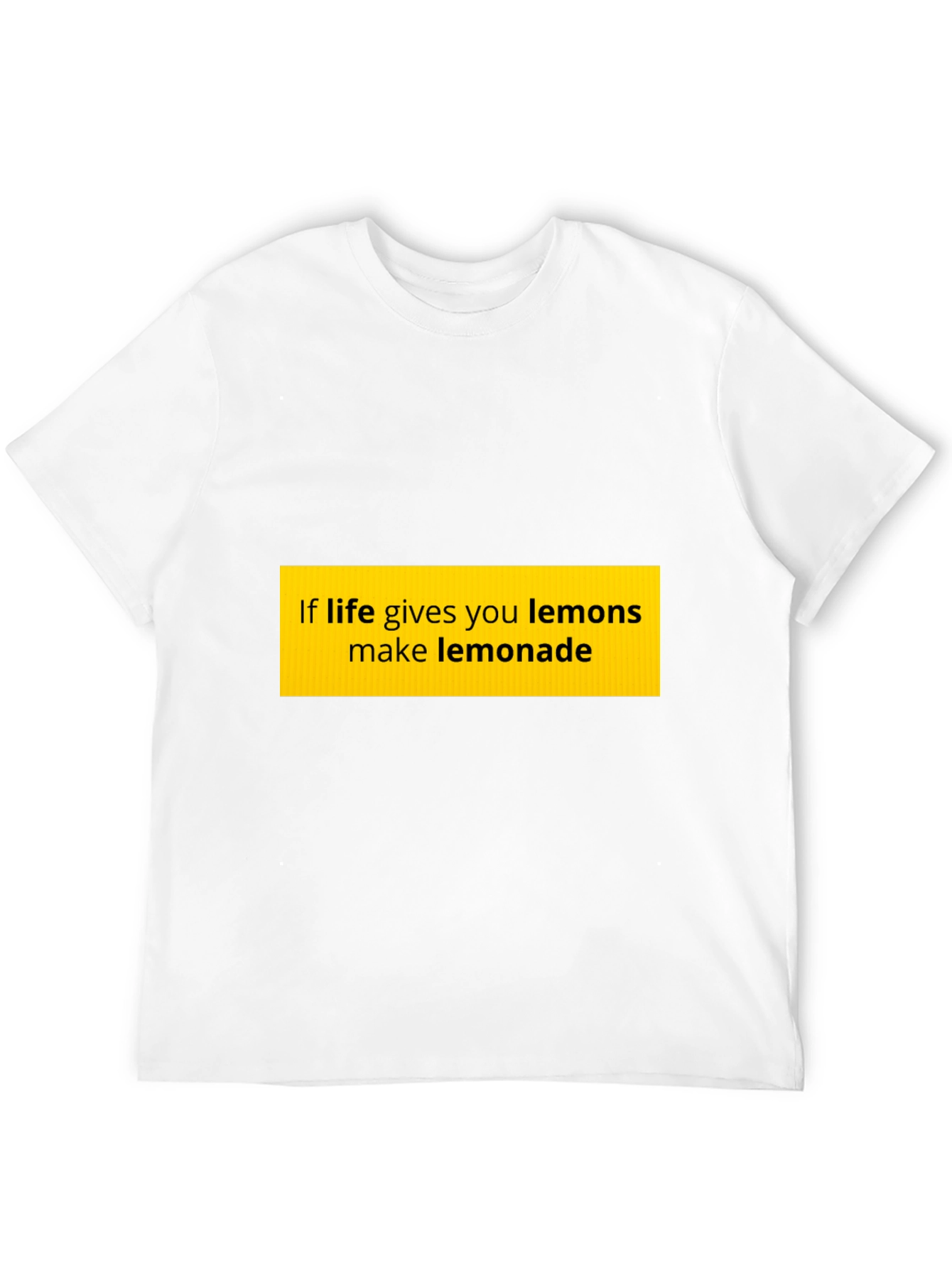 If Life Gives You Lemons Black T-Shirt