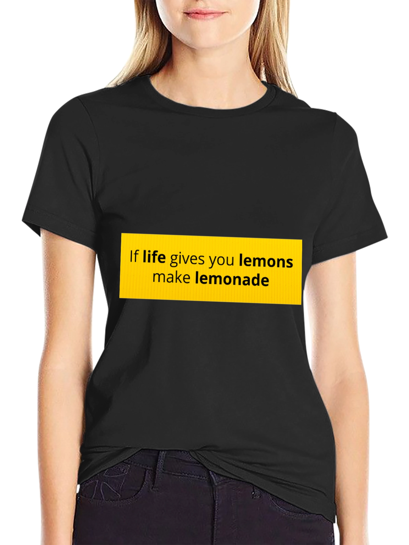 If Life Gives You Lemons Black T-Shirt