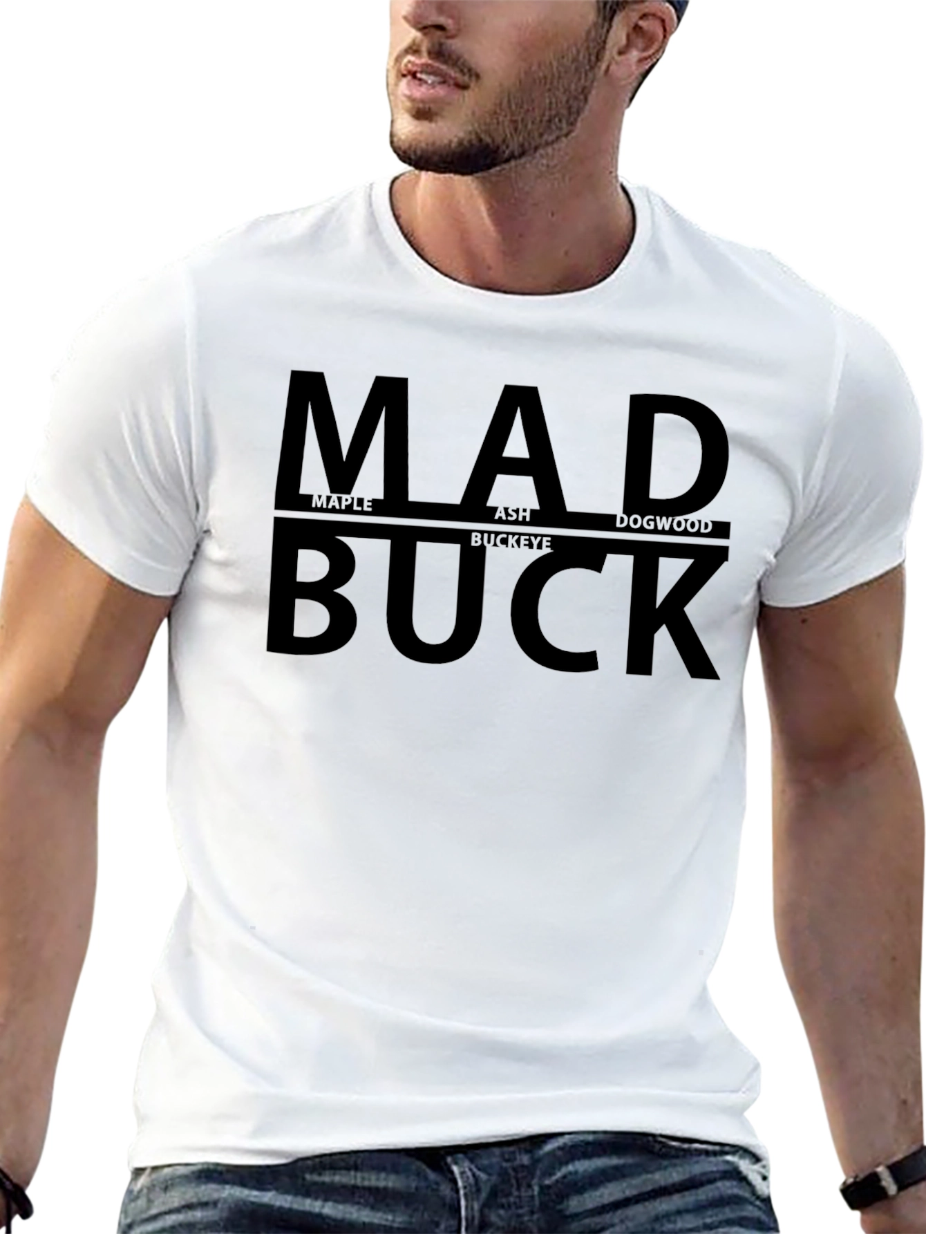 Mad Buck T-Shirt - Maple Ash Dogwood Buckeye