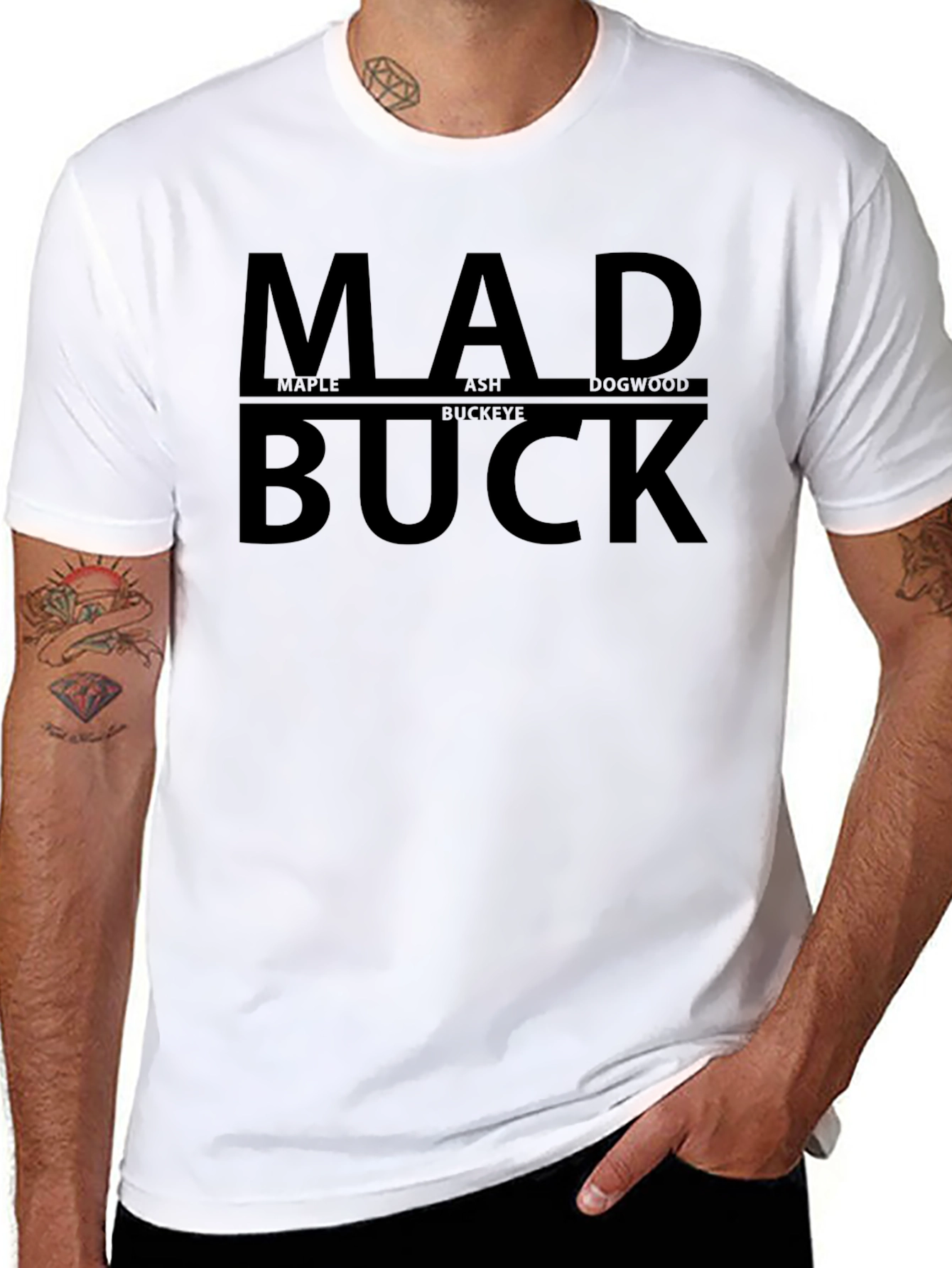 Mad Buck T-Shirt - Maple Ash Dogwood Buckeye