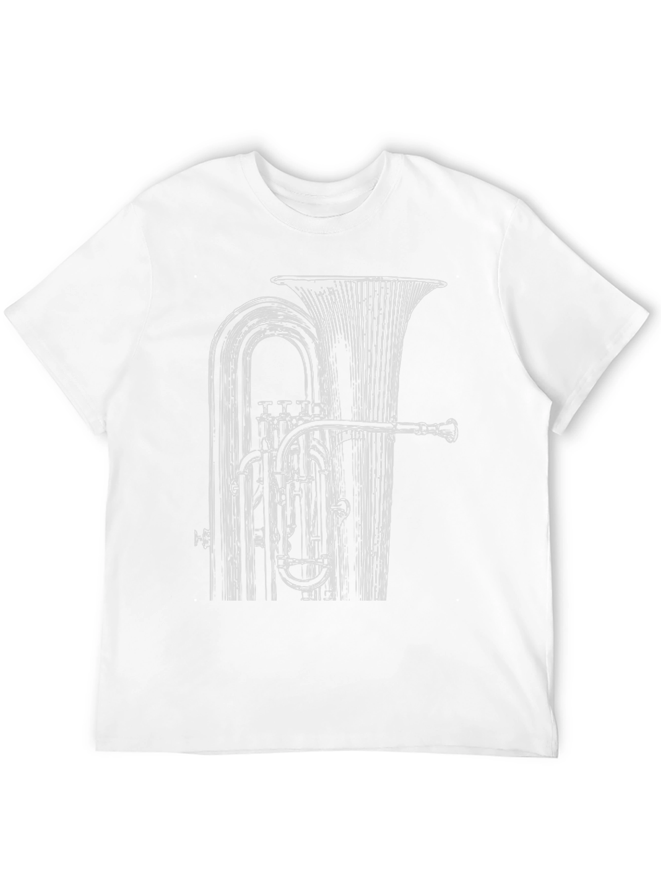 Tuba Graphic Tee - Musicians Black T-Shirt