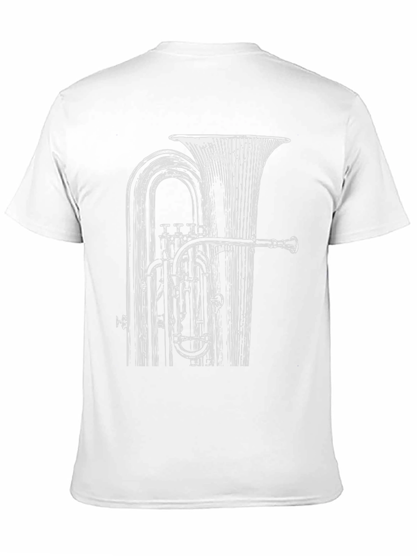 Tuba Graphic Tee - Musicians Black T-Shirt