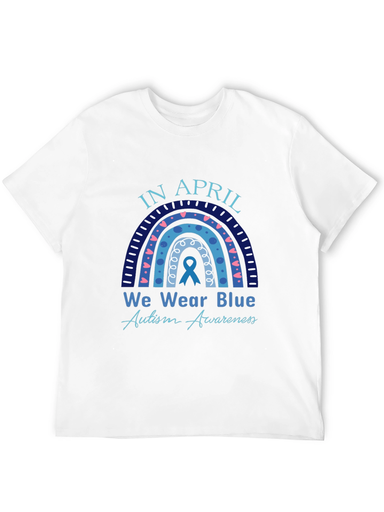 Autism Awareness T-Shirt - In April We Wear Blue