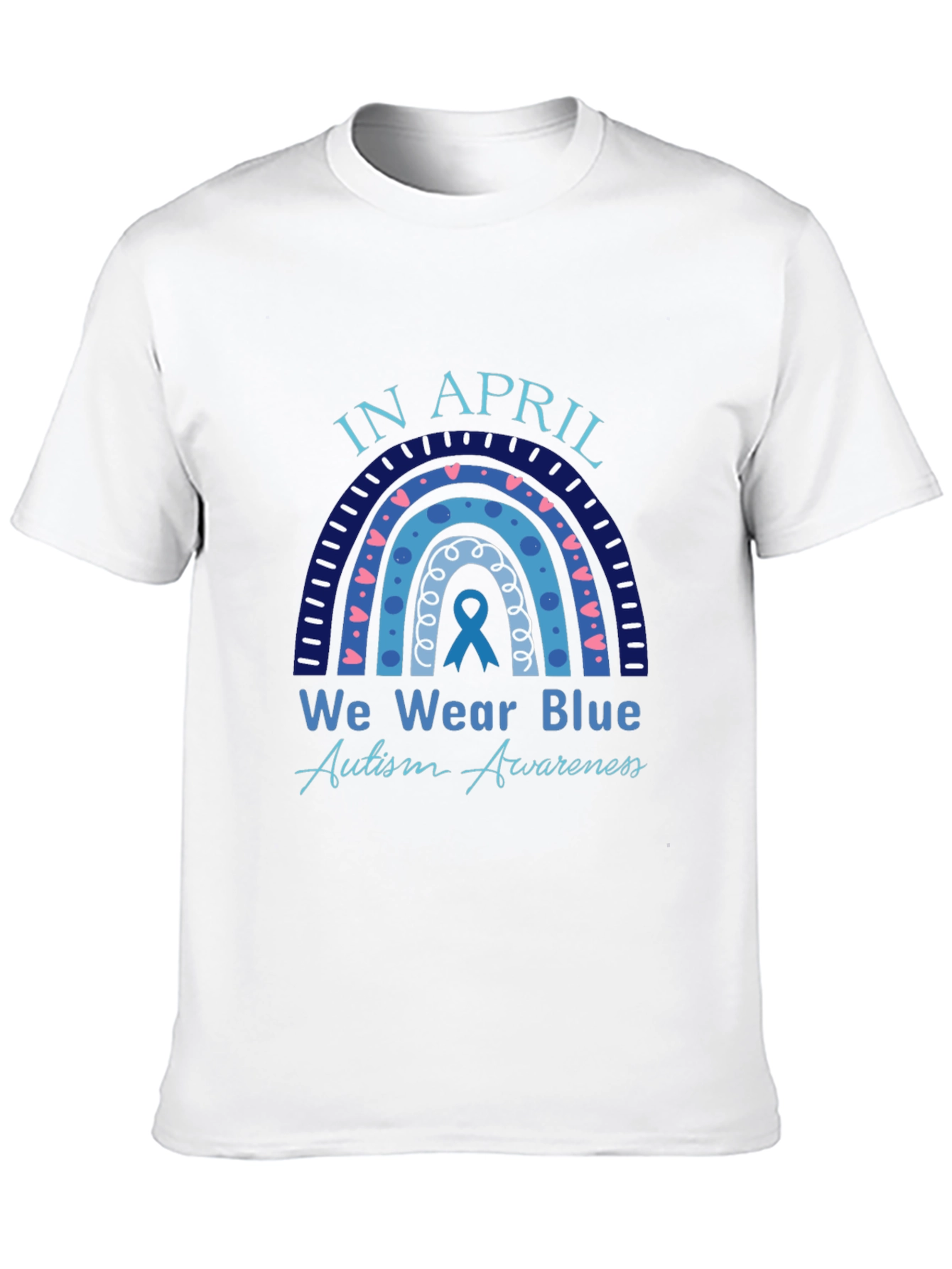 Autism Awareness T-Shirt - In April We Wear Blue