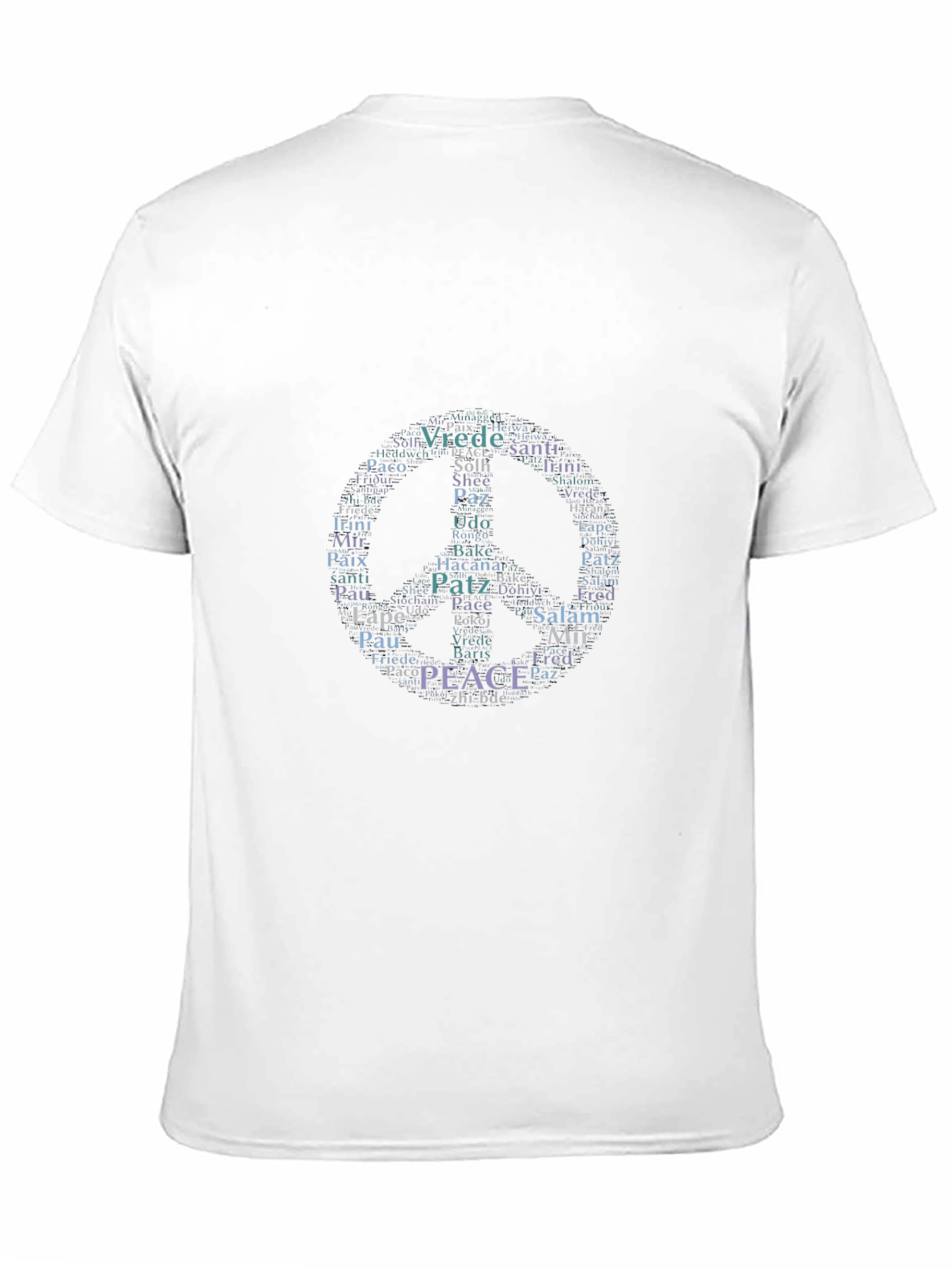 Peace Sign T-Shirt - Languages of Peace Graphic Tee