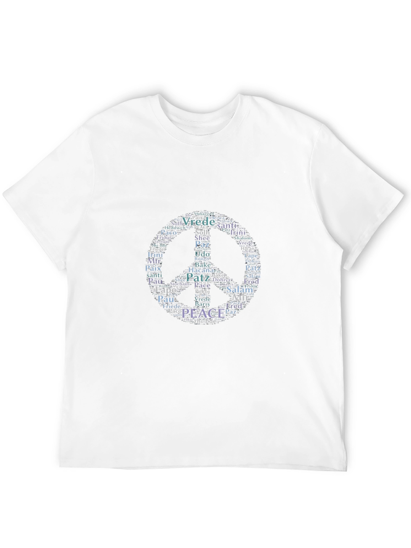 Peace Sign T-Shirt - Languages of Peace Graphic Tee