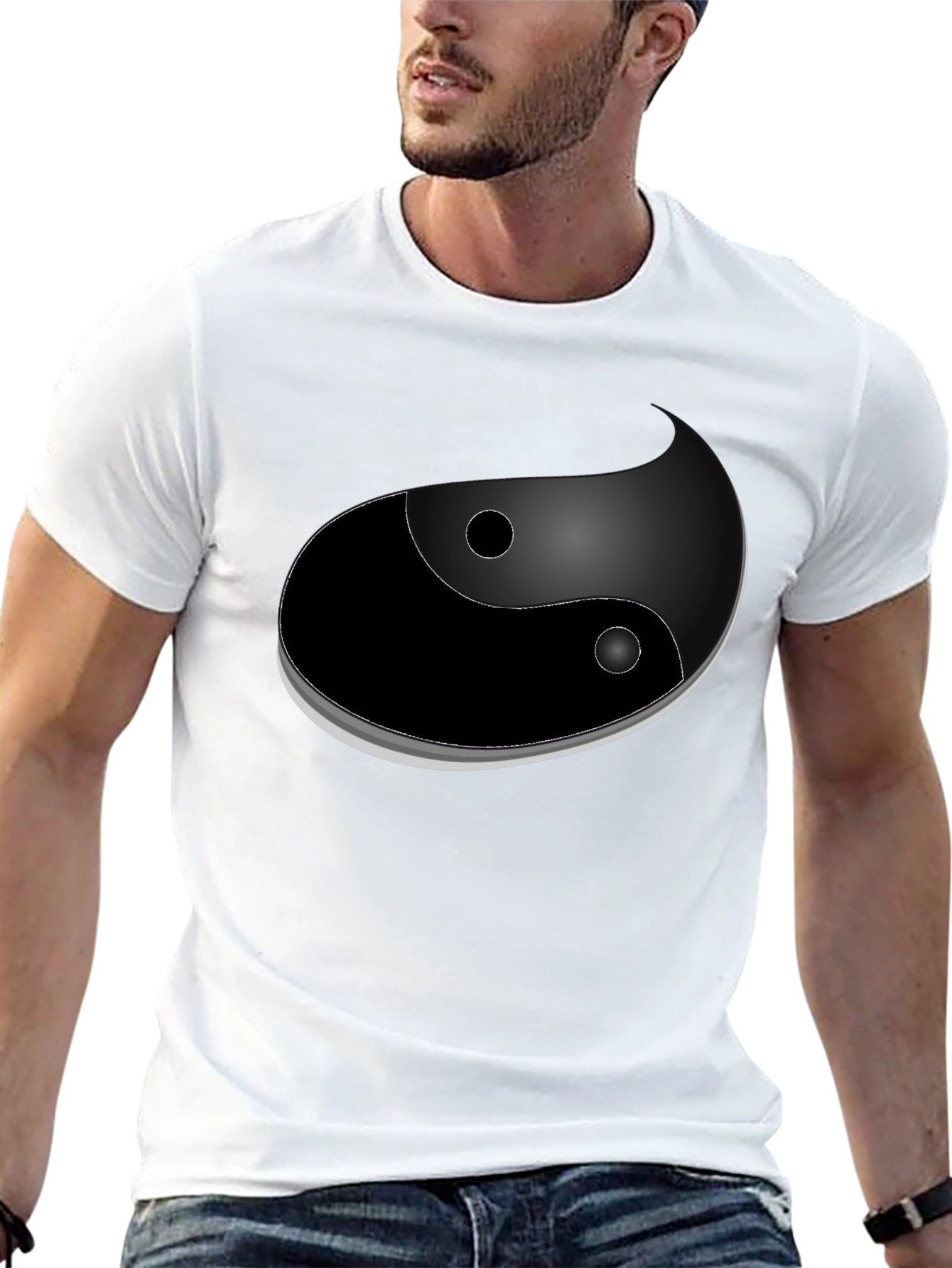 Yin Yang Graphic T-Shirt - Balance & Harmony