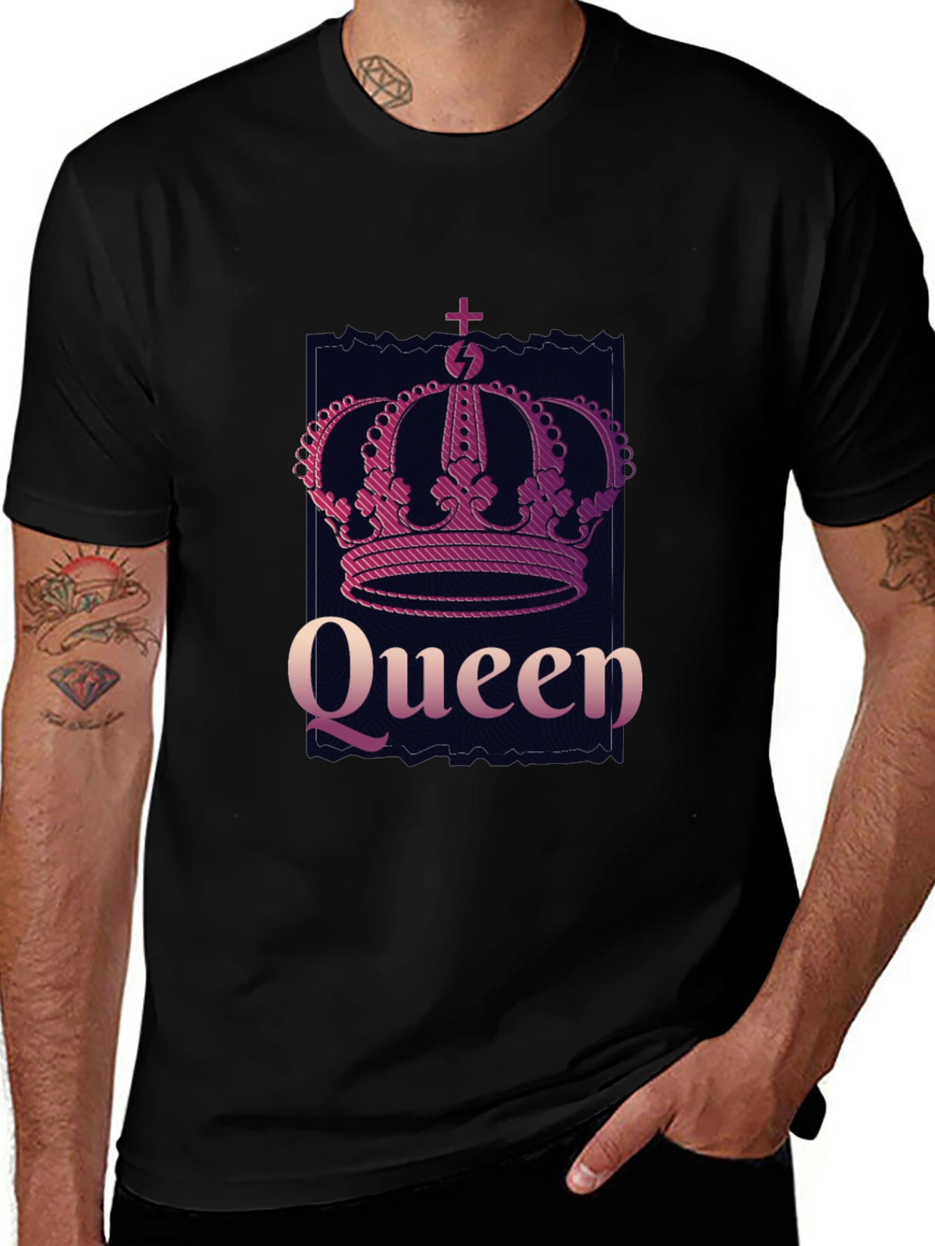 Queen Crown Graphic Tee - Stylish Design