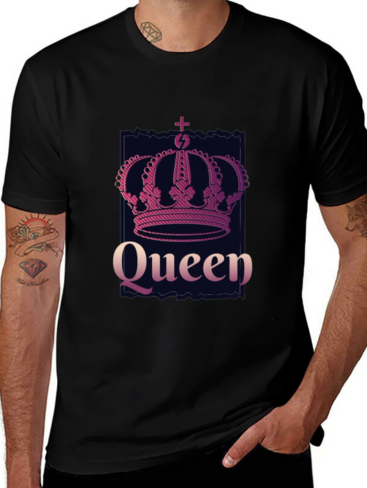 Queen Crown Graphic Tee - Stylish Design