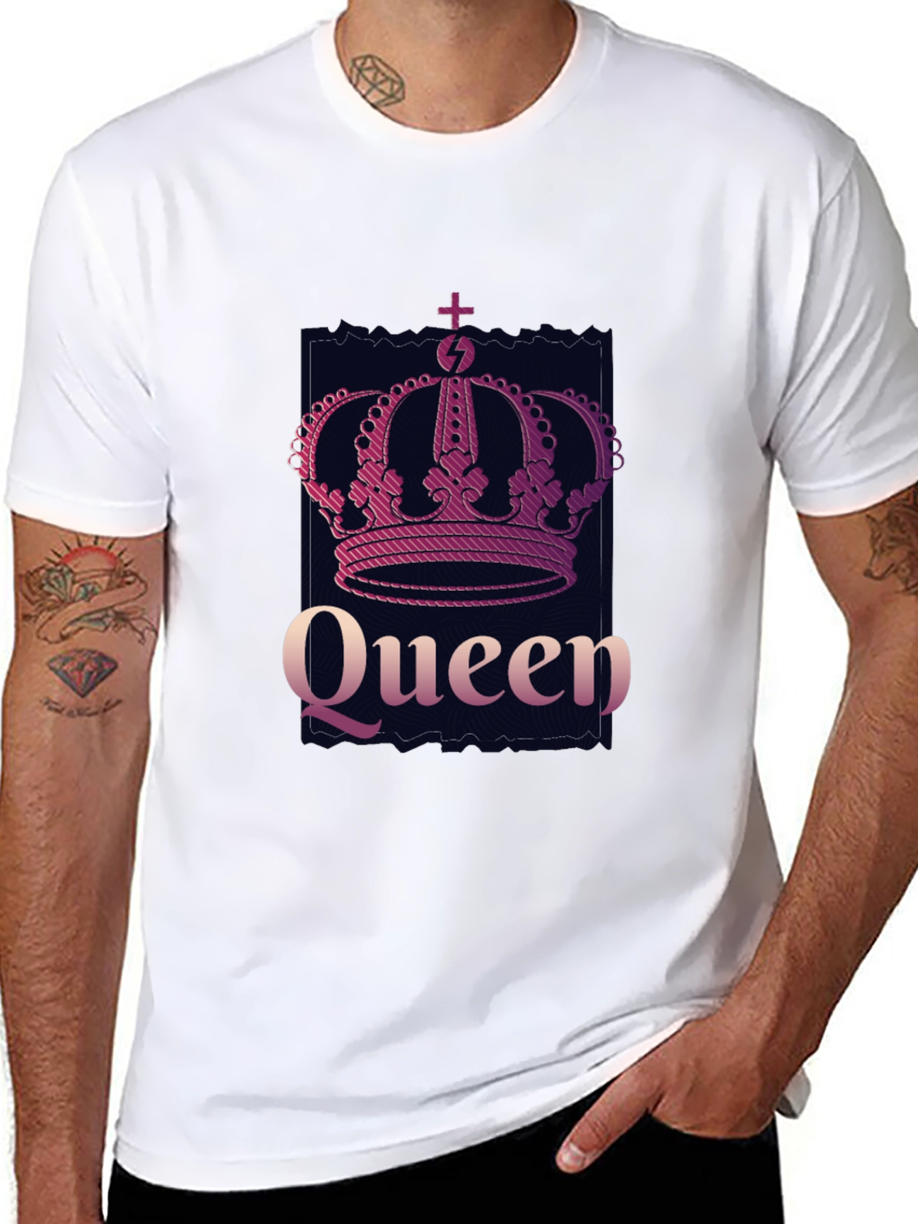 Queen Crown Graphic Tee - Stylish Design