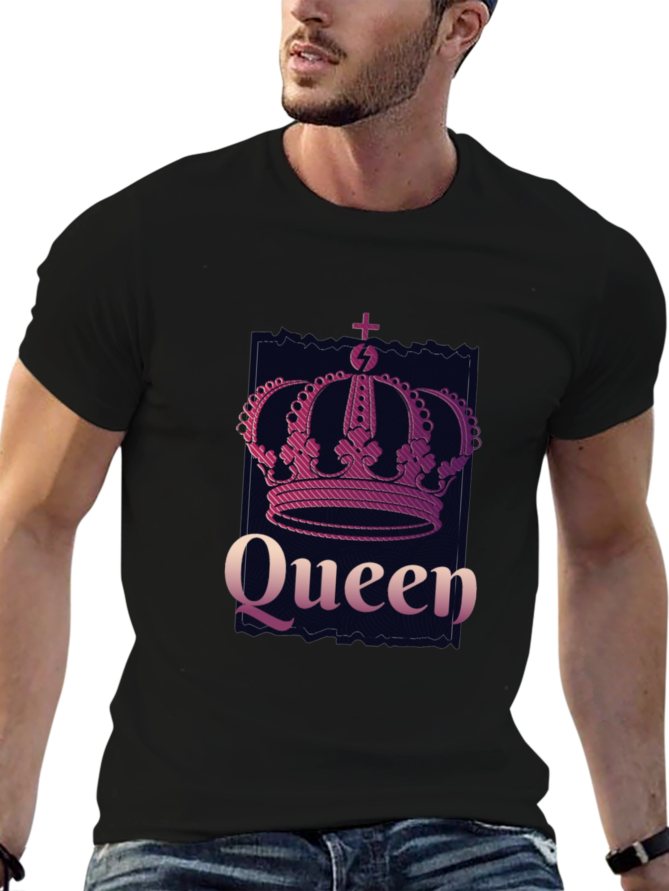 Queen Crown Graphic Tee - Stylish Design