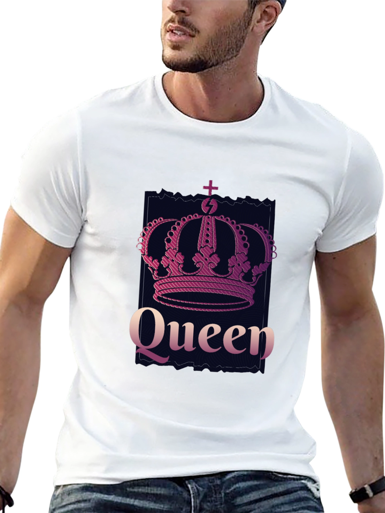 Queen Crown Graphic Tee - Stylish Design